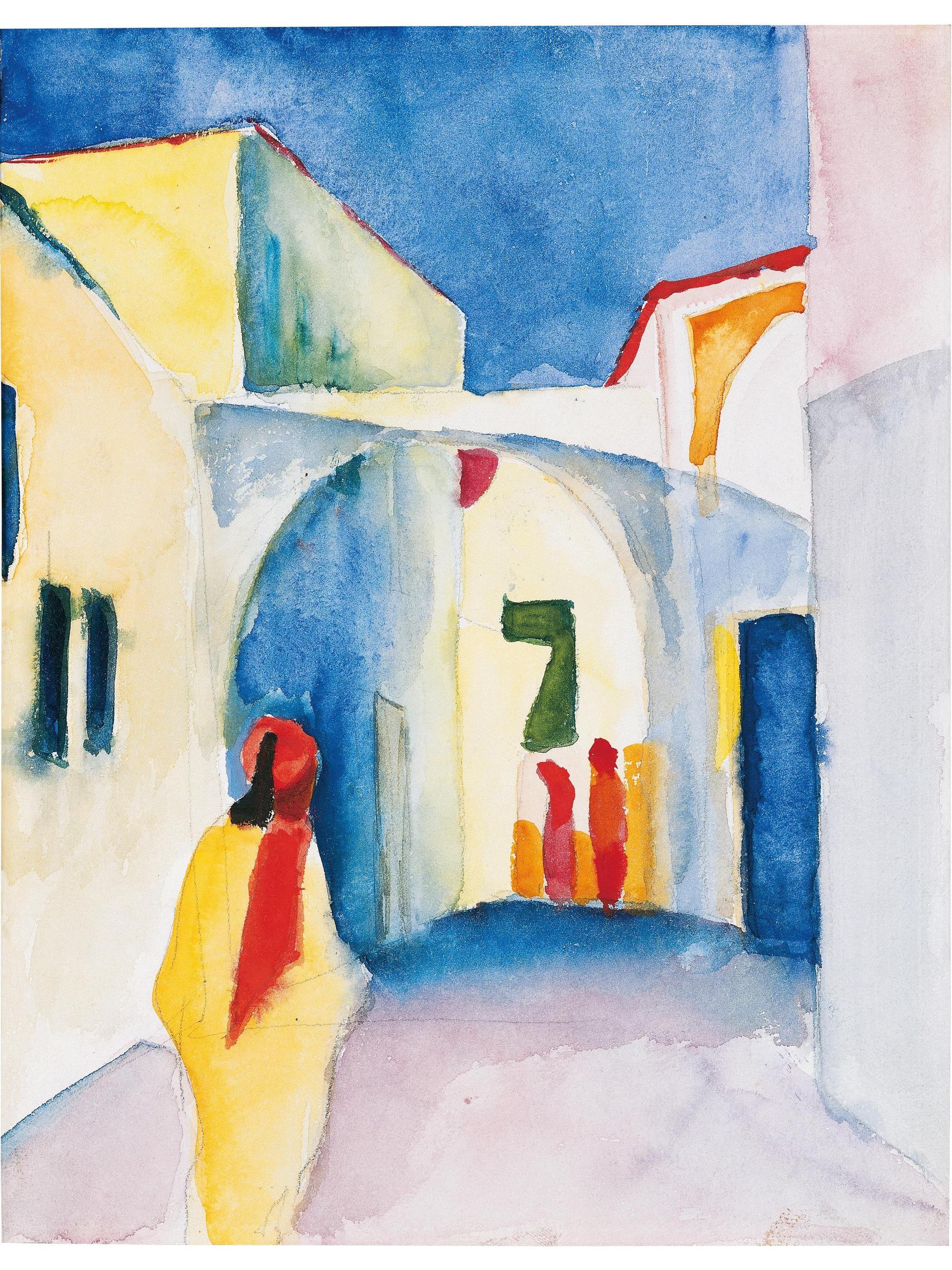 Eine Gasse in Tunis.