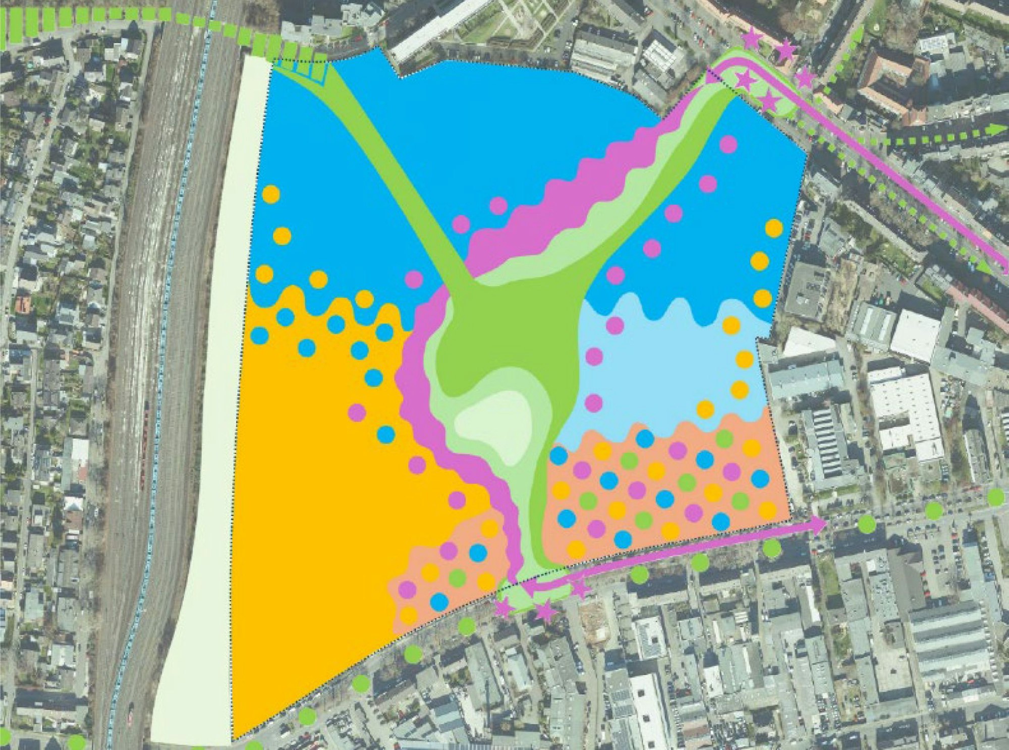 Das ehemalige 4711-Werksgelände in Köln-Bickendorf