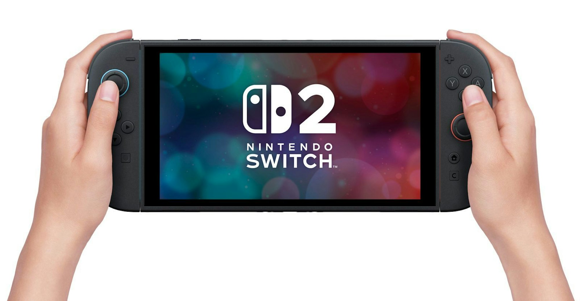 Der Bildschirm ist gewachsen: von 6,2 Zoll auf der Original-Switch auf 7,9 Zoll bei der Switch 2. (Bild: Nintendo)