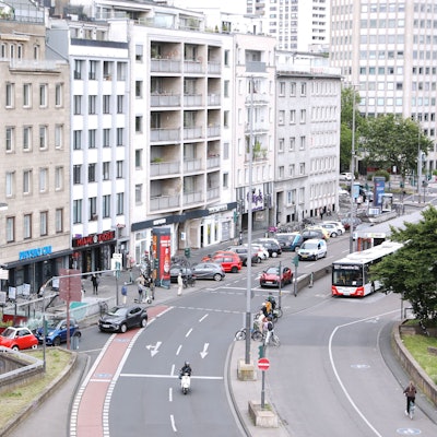 Die Verkehrsführung am Ebertplatz soll geändert werden.