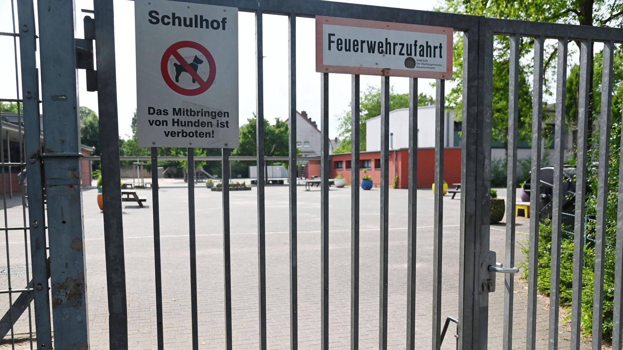 03.06.2025 Köln. Das Projekt Offene Schulhöfe ist eingestellt. GGS Nesselrodestraße. Foto: Alexander Schwaiger