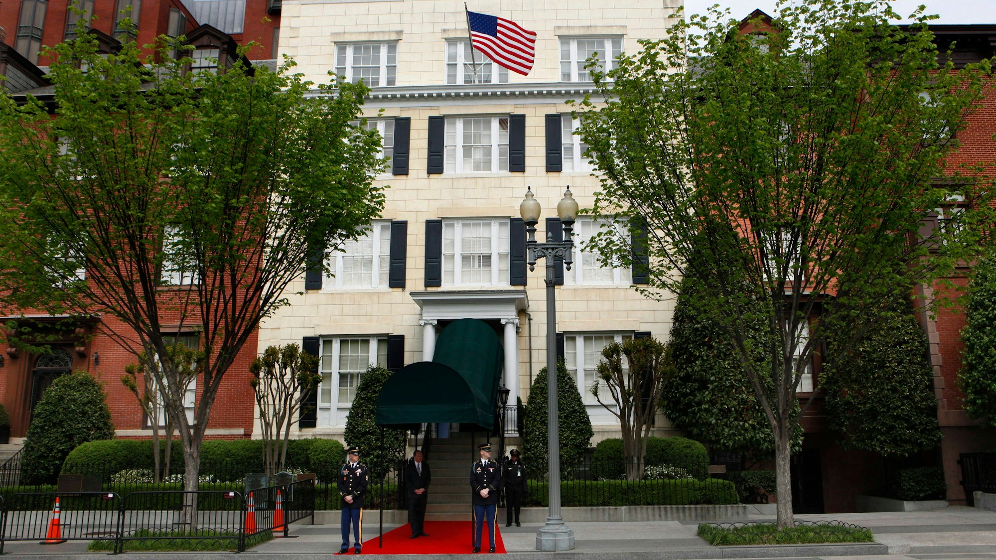 Friedrich Merz residiert im Blair House – der Präsidenten-Suite gegenüber dem Weißen Haus. (Archivbild)