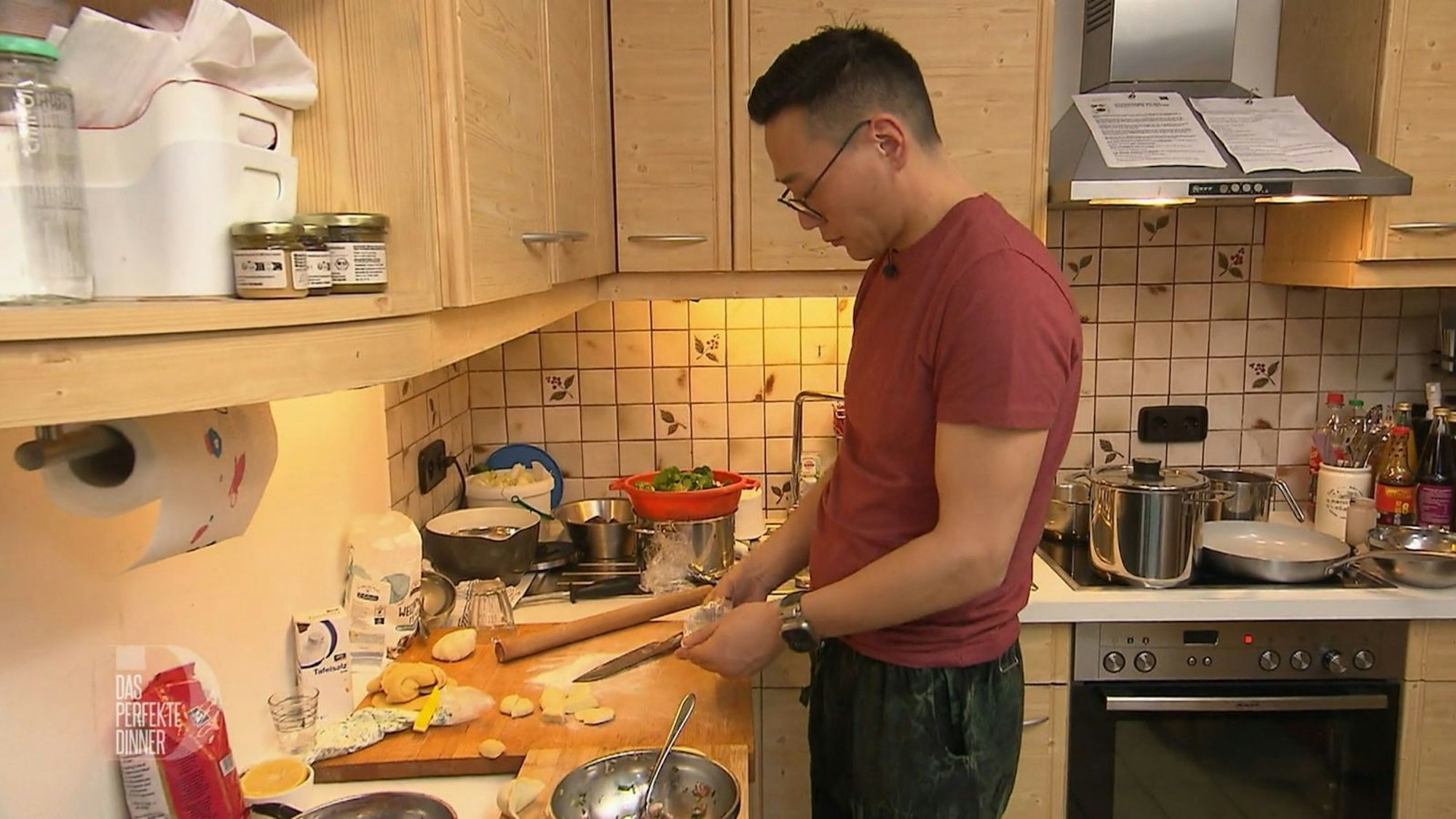 Ganbold mongolisch geprägtes Menü steht unter dem Motto „Marco Polos Reise“. (Bild: RTL)