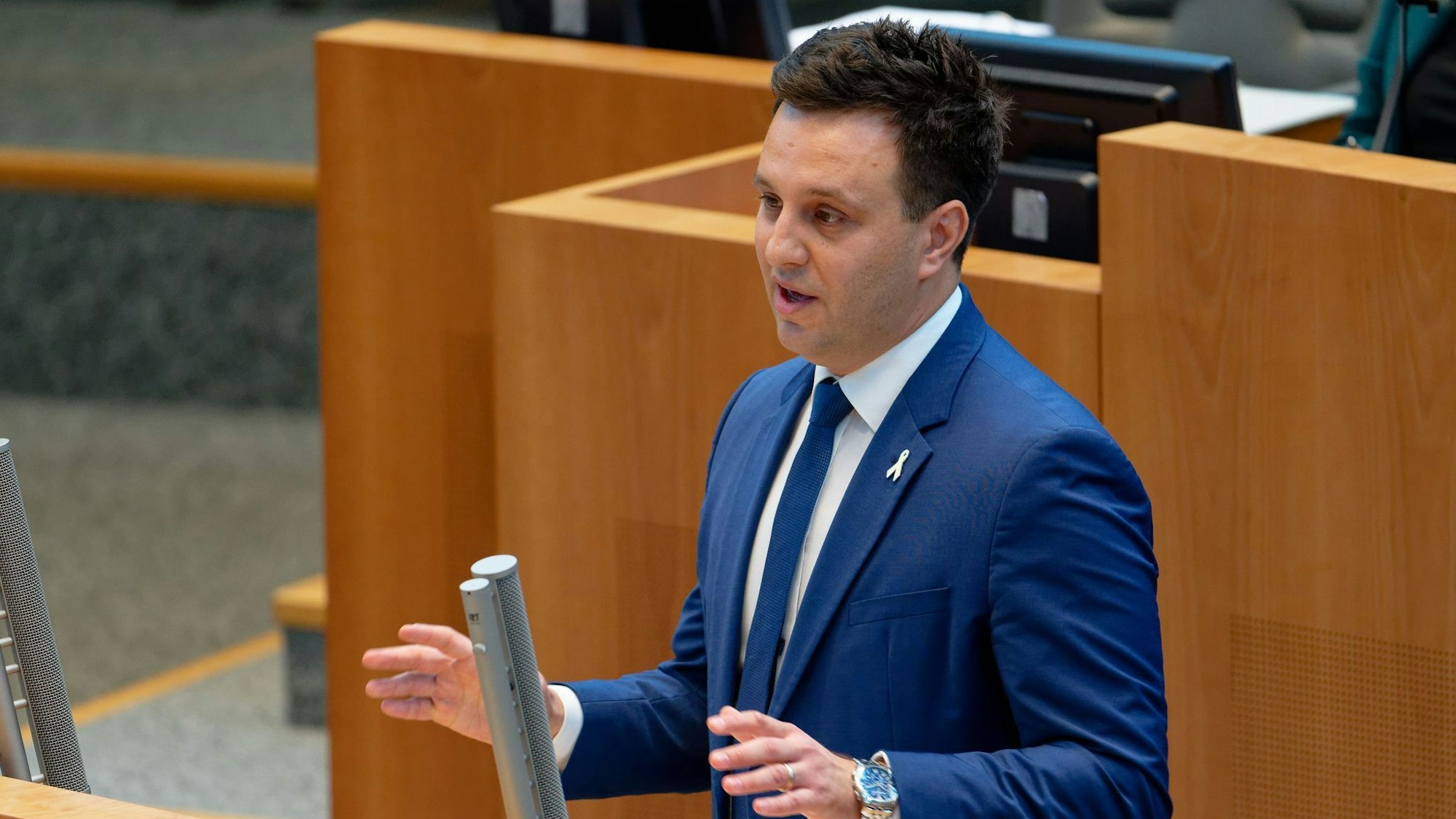 Der SPD-Landtagsabgeordnete Rodion Bakum wirft der AfD geheuchelte Solidarität mit der jüdischen Gemeinschaft vor (Foto-Archiv).