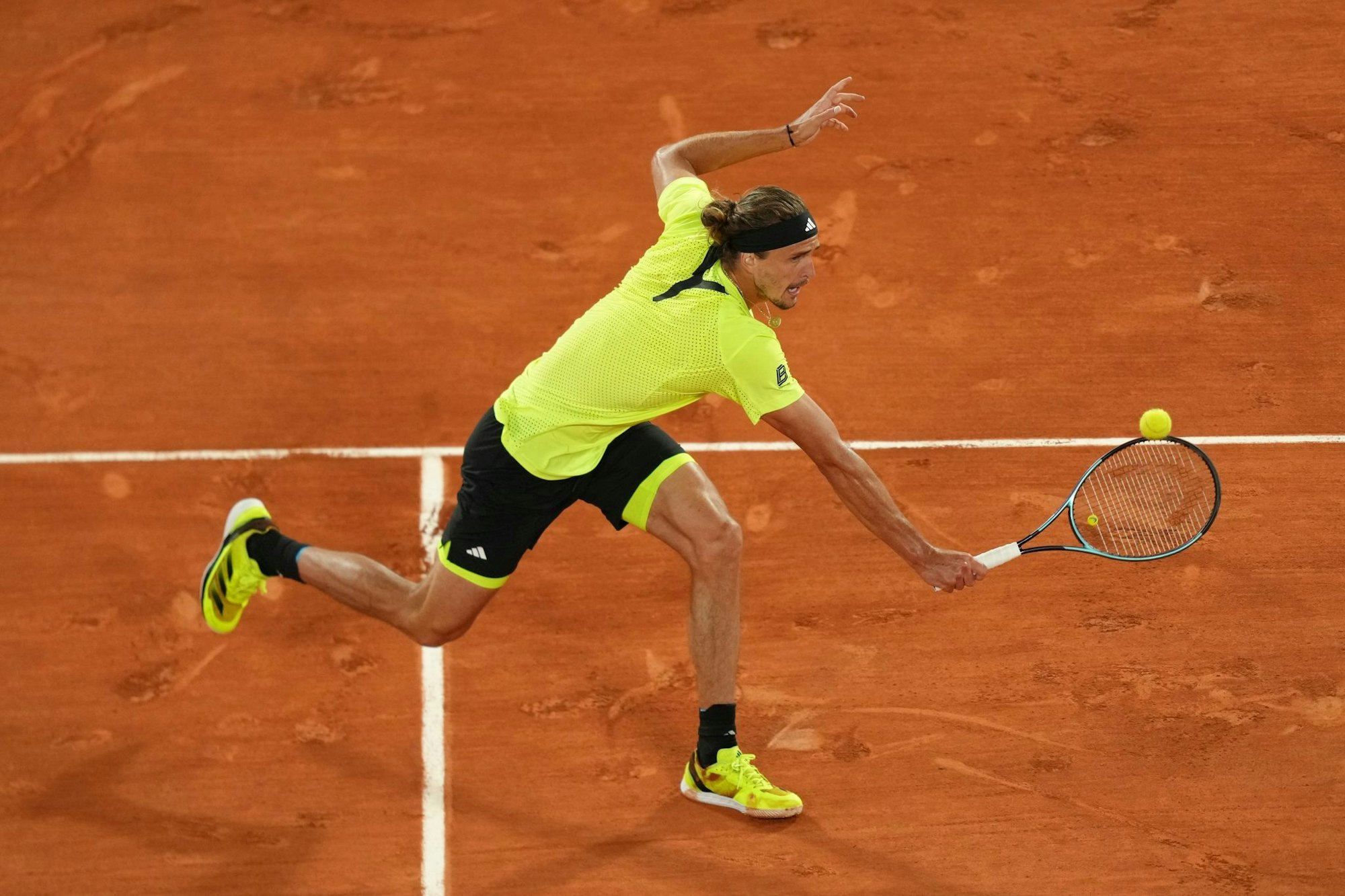 Alexander Zverev war nach seinem Aus in Paris gefrustet.