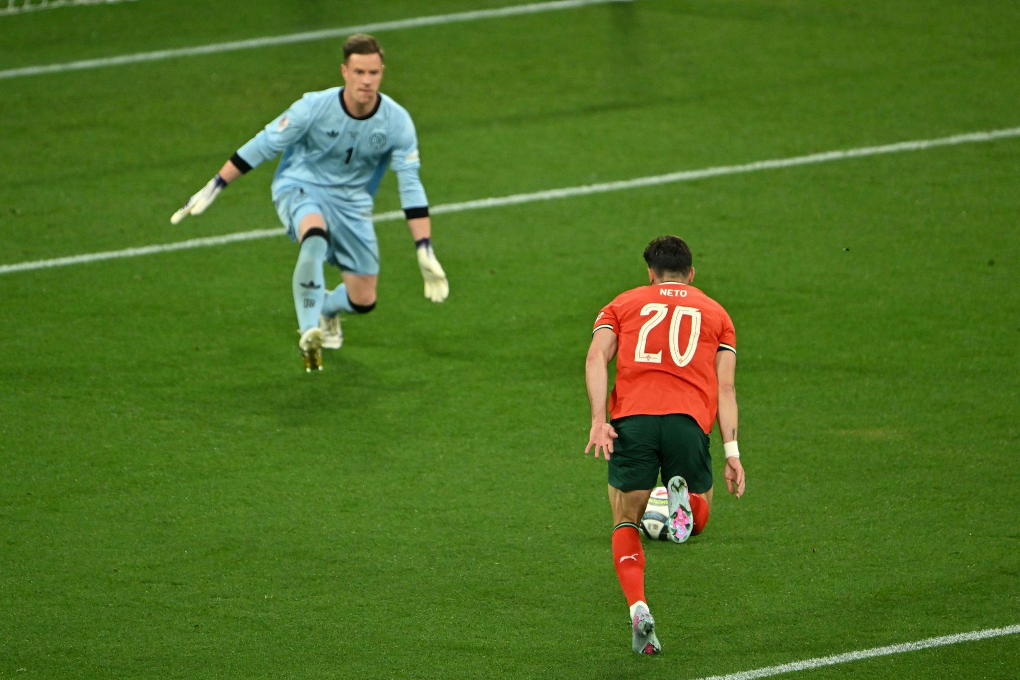 Marc-André ter Stegen verhinderte gegen Portugal eine höhere Niederlage.