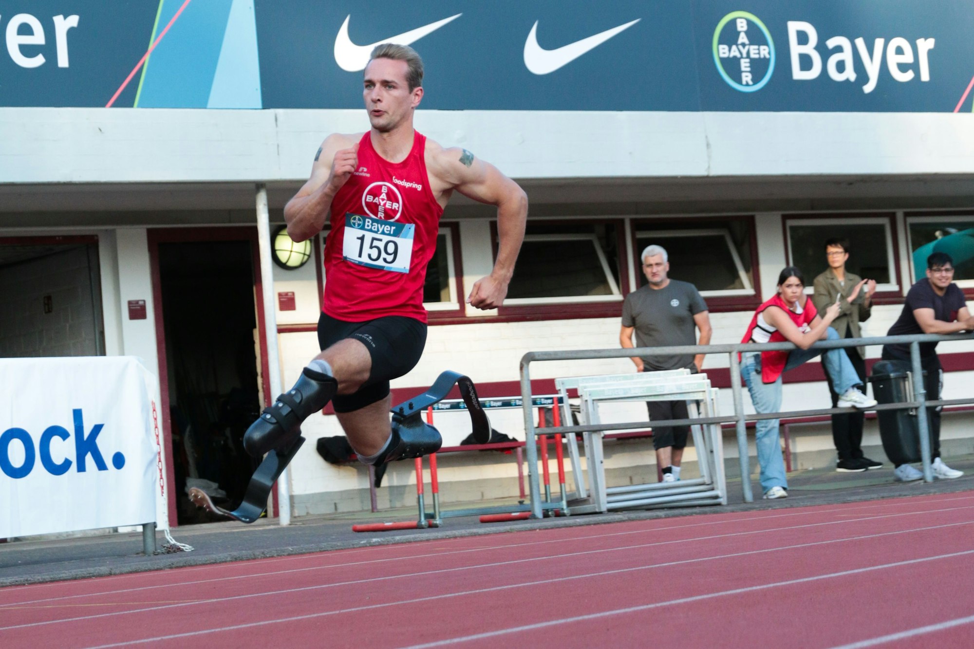 Johannes Floors lief in diesem Jahr die 400 Meter in 46,2 Sekunden.Oliver Heuser, TSV Bayer