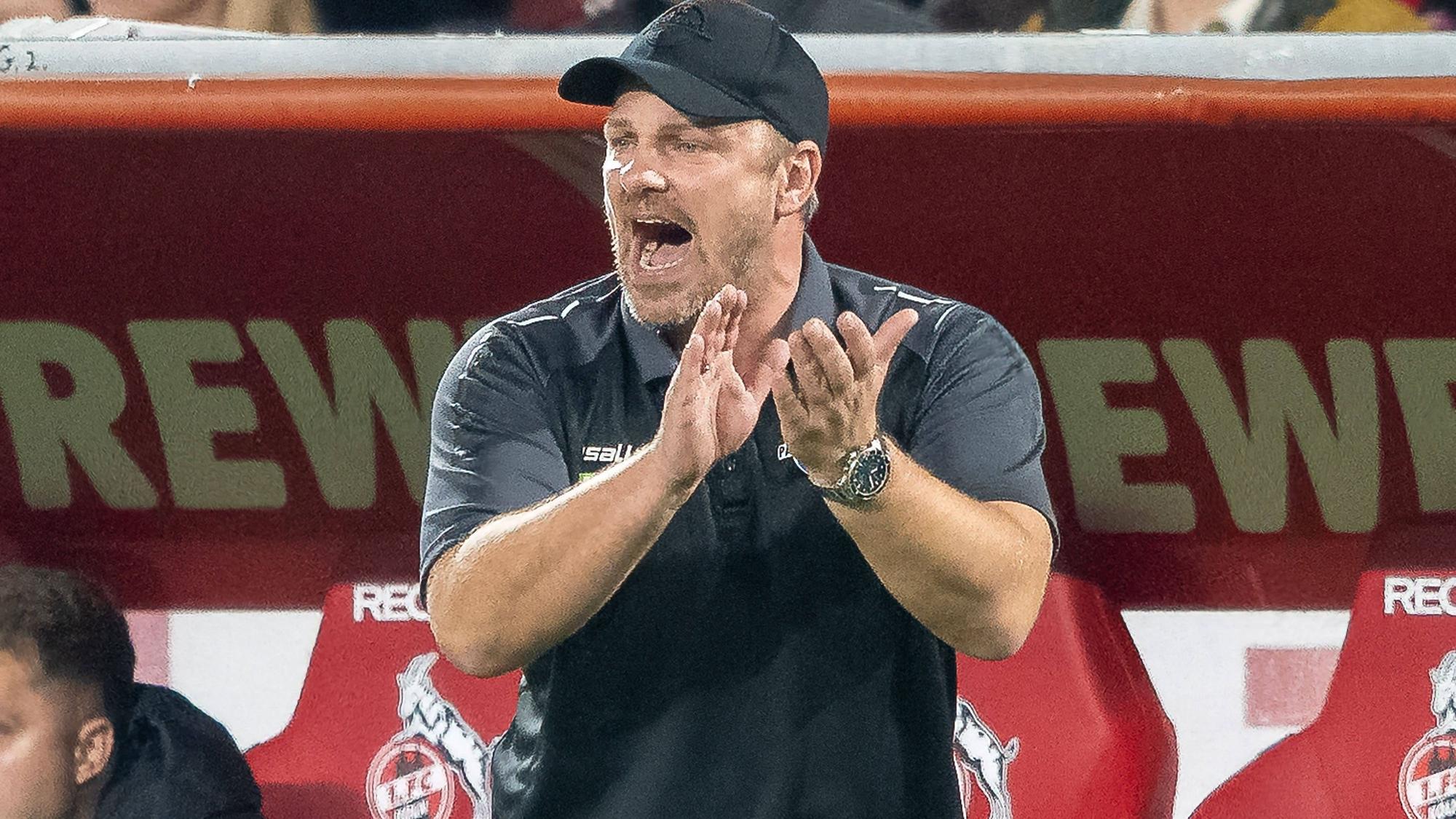 Lukas Kwasniok über sein erstes Mal als Trainer im Rhein-Energie-Stadion: „Ich habe eine unfassbare Stimmung von den Fans wahrgenommen und habe gesehen, was für eine Wucht hier entstehen kann.“