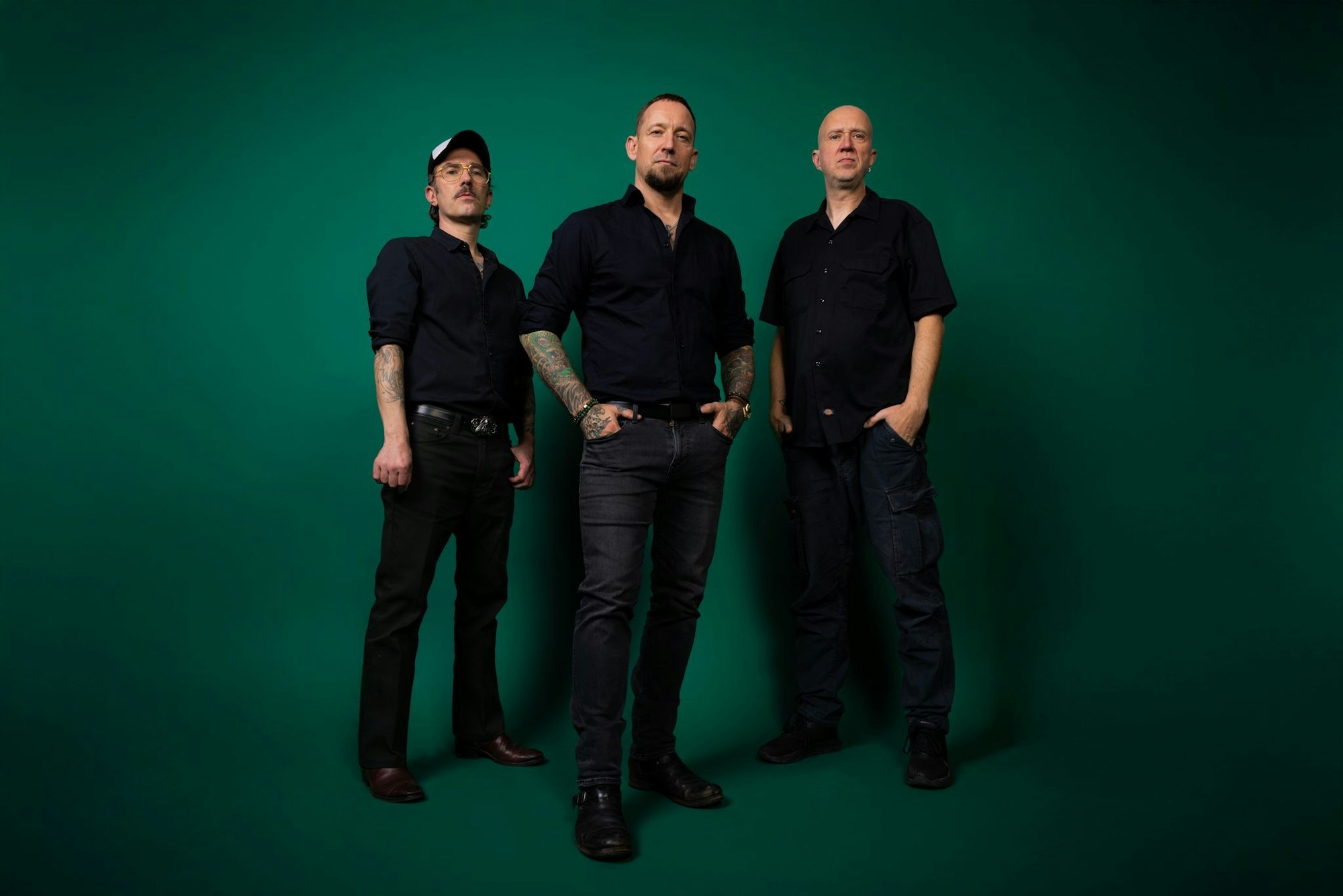Die Band Volbeat (undatierte Aufnahme). Das Album «God of Angels Trust» erscheint am 06.06.2025.
