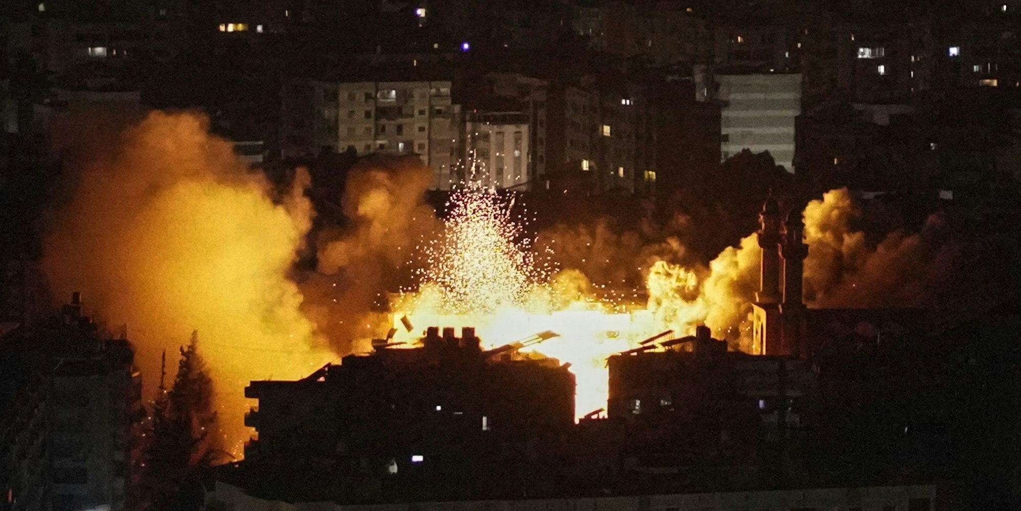 Erneut griff Israels Luftwaffe Ziele im Libanon an.
