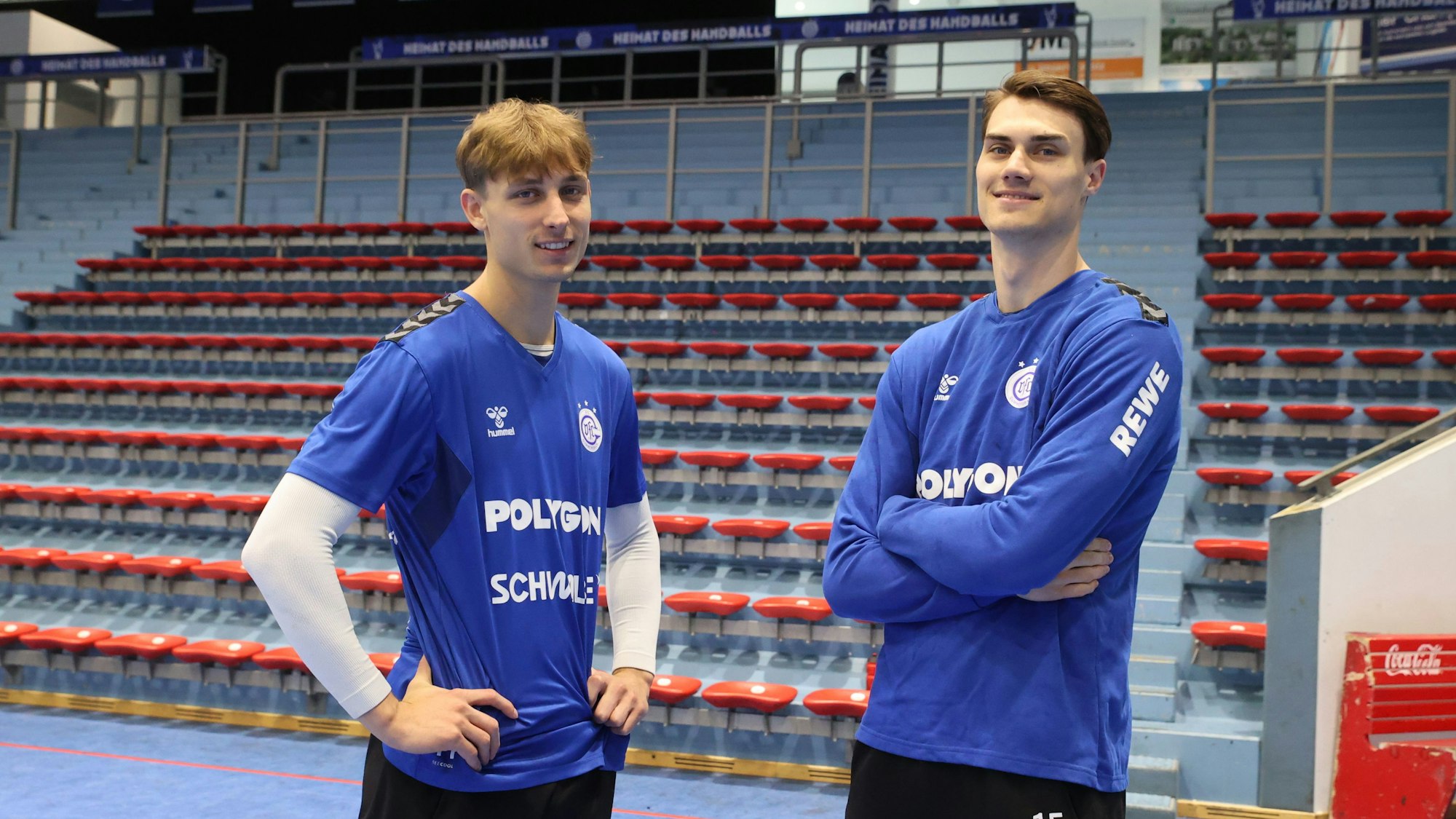 Mathis Häseler und Miro Schluroff in der Schwalbe Arena