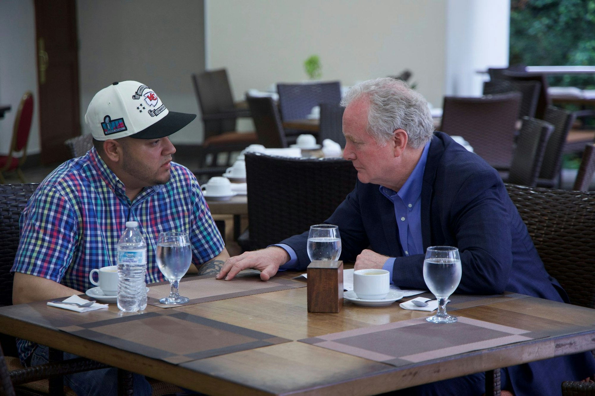Während des juristischen Tauziehens reiste unter anderem auch der demokratische Senator Chris Van Hollen nach El Salvador, um sich mit Abrego Garcia zu treffen. (Archivbild)