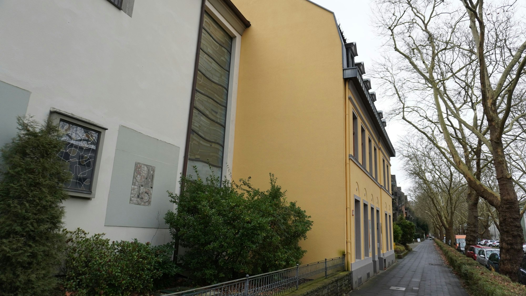 Eine Häuserreihe in Lindenthal.