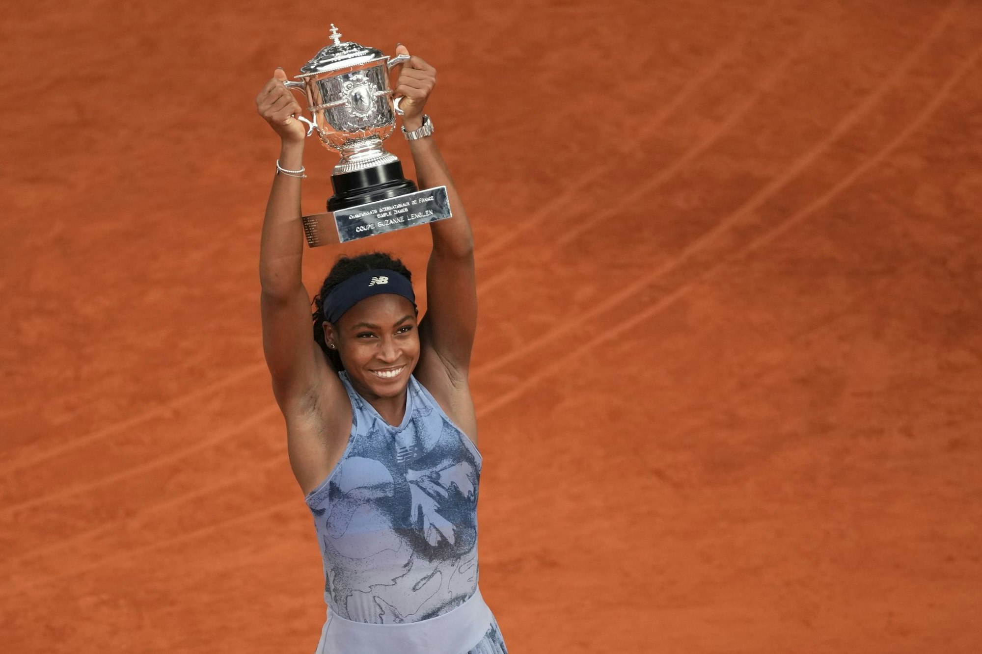 Coco Gauff dachte im Moment des Triumphs auch an die Minderheiten in den USA, die unter dem aktuellen Präsidenten Donald Trump leiden.