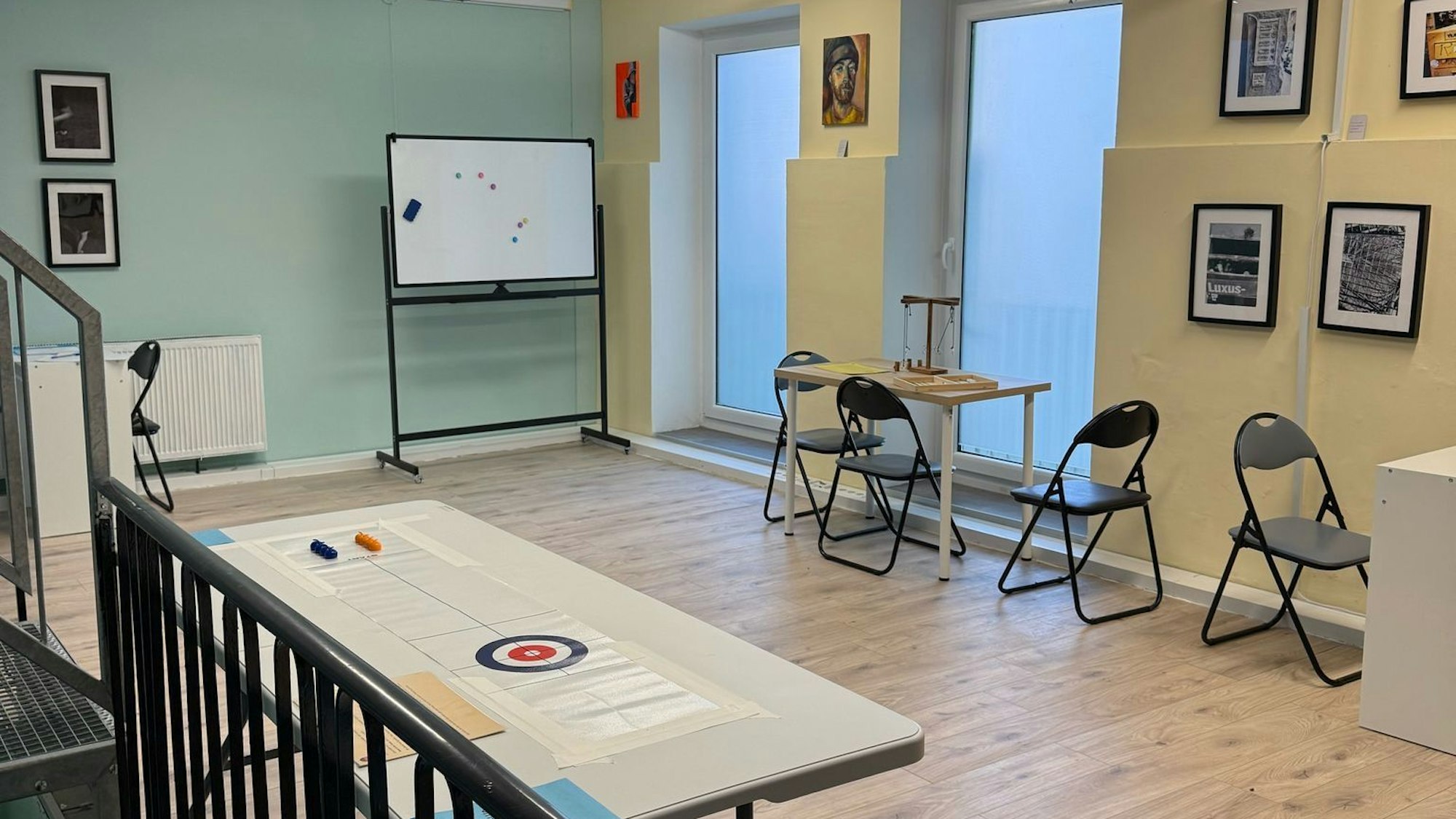 Im Obergeschoss des interaktiven Museums geht es kreativ zu und man kann sich künstlerisch austoben.