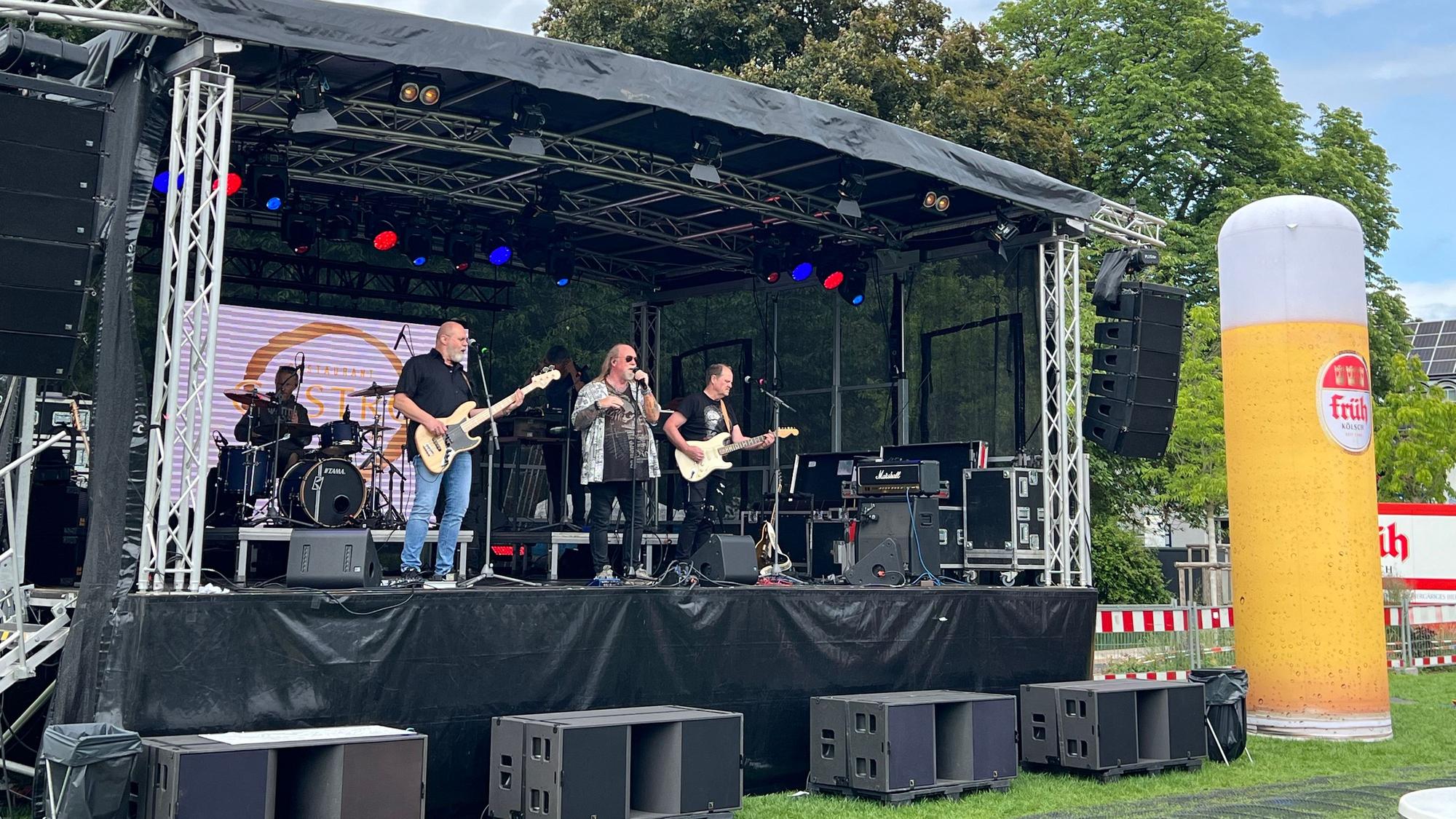 Die Band „Area 42“ spielte 2025 auf dem Grammofestival.