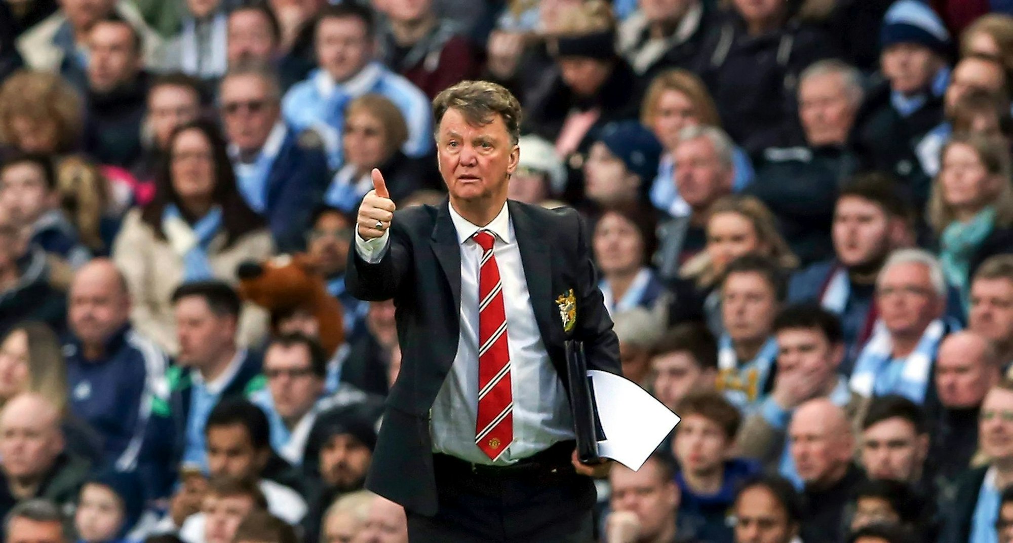 Einst Trainer von Manchester United, jetzt Kritiker: Louis van Gaal.