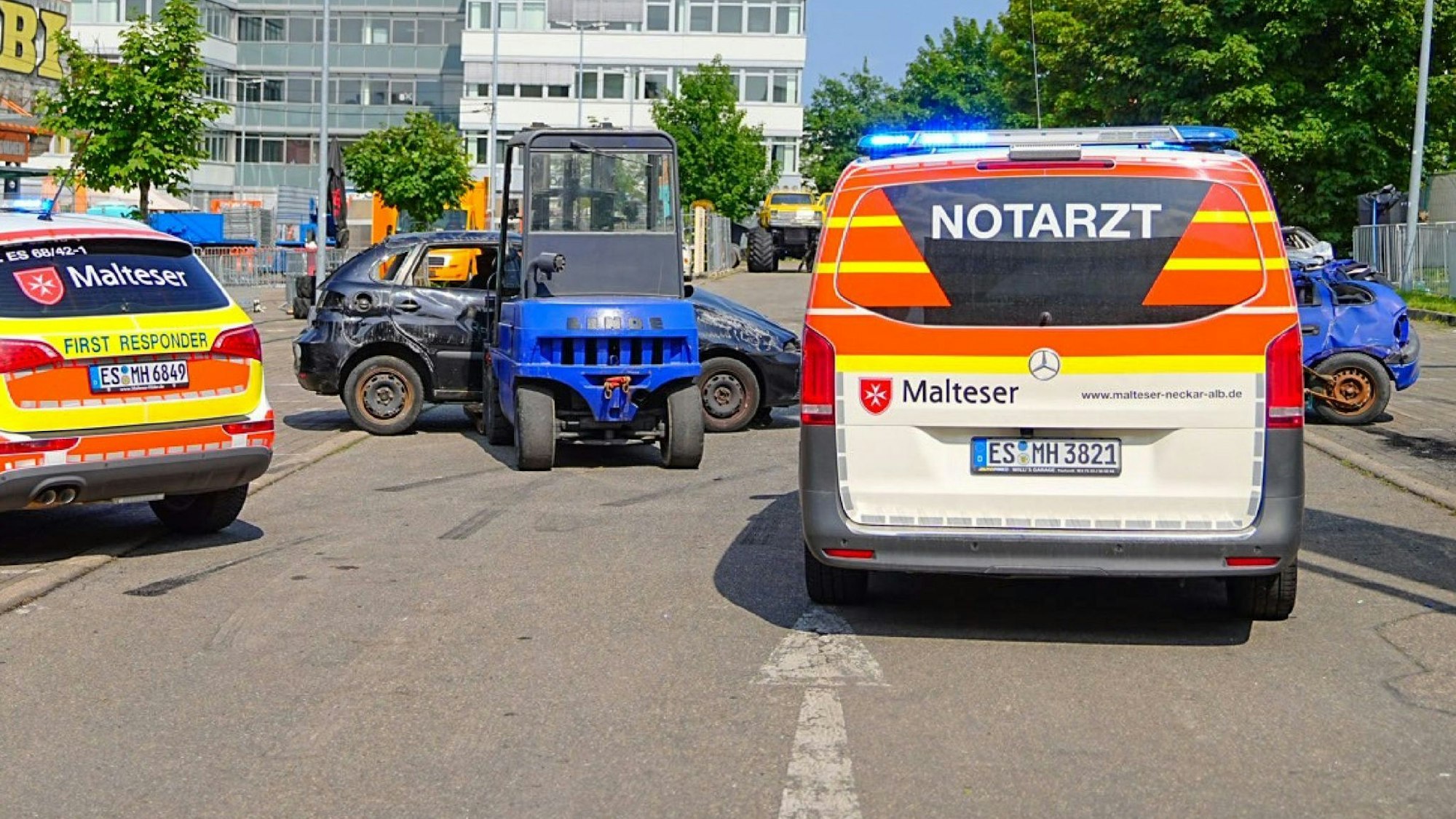 Unter den Verletzten gibt es auch Kinder.