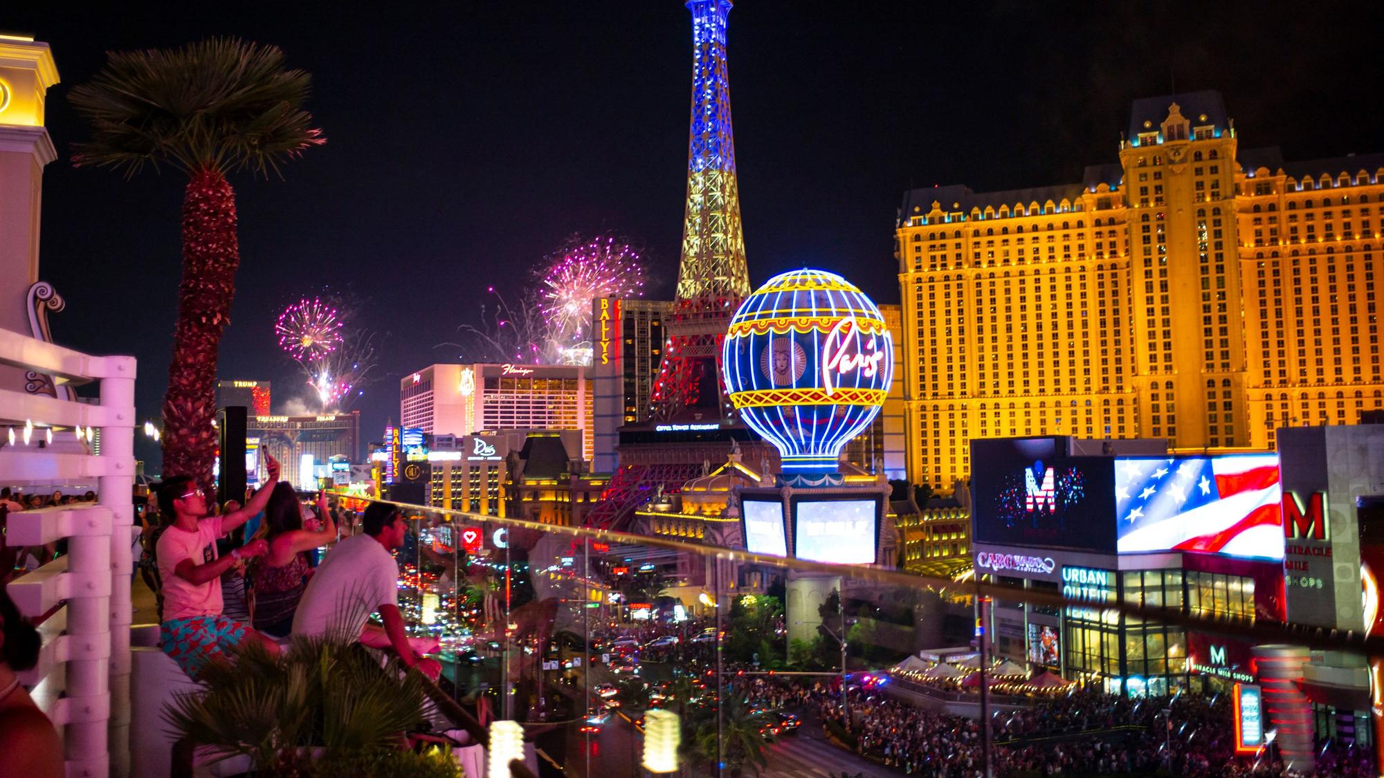 Der weltberühmte Strip in Las Vegas.