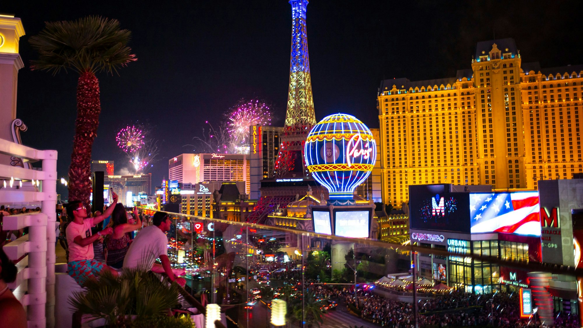 Der weltberühmte Strip in Las Vegas.