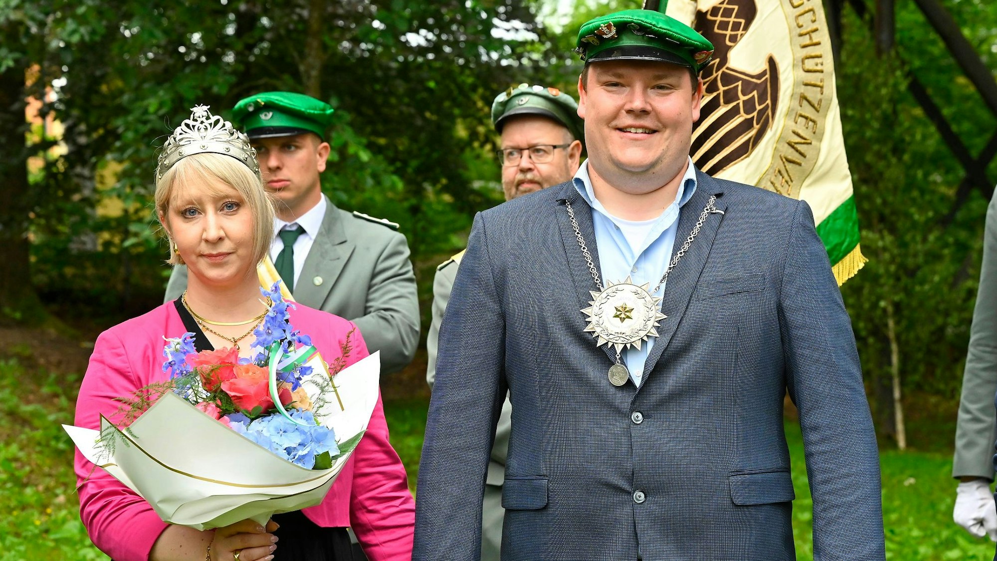 Für das Königspaar Christoph und Yvonne Bauer werden am Montag Nachfolger ermittelt.