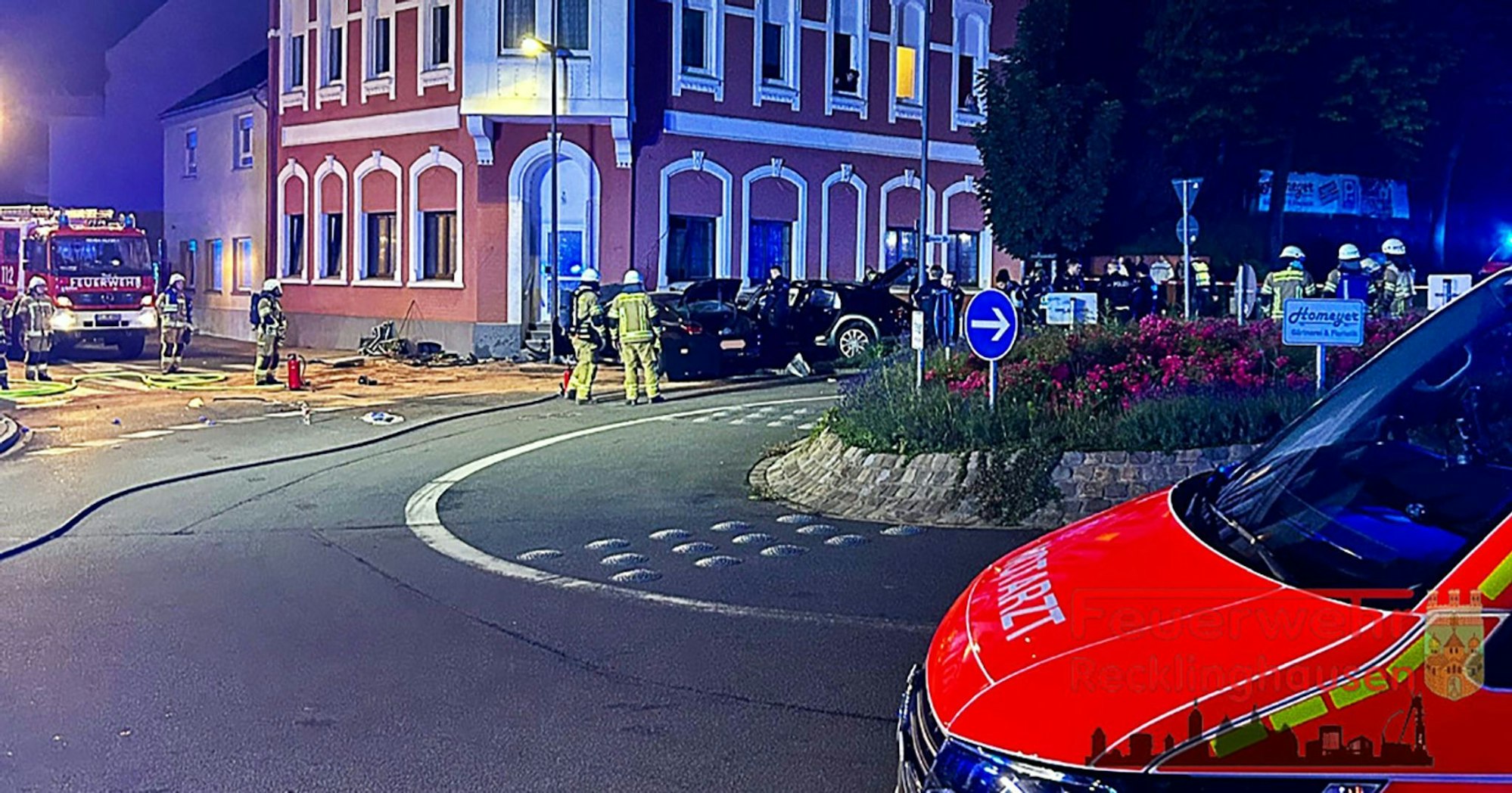 Die beiden verunfallten Autos waren als gestohlen gemeldet.
