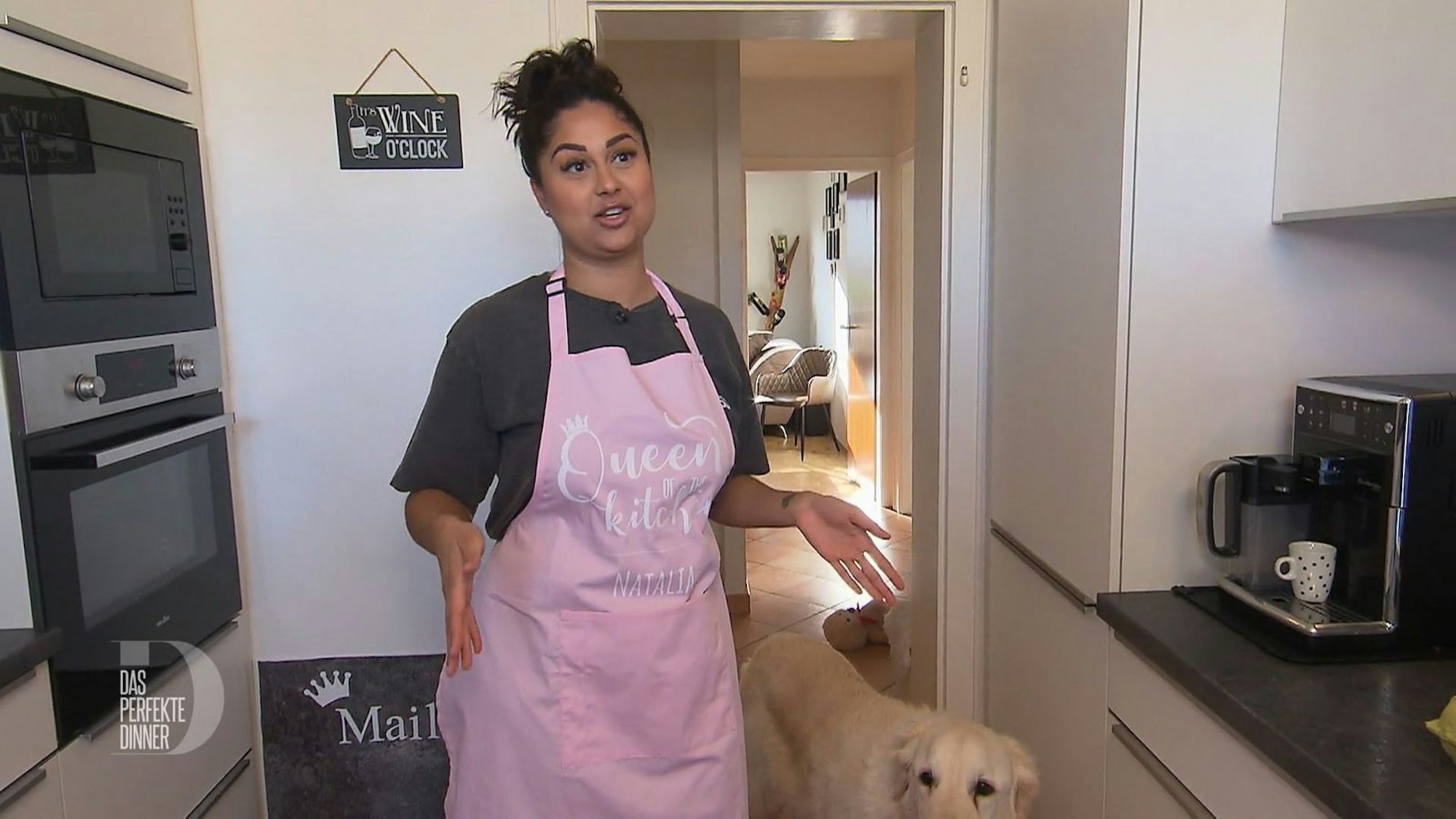 Heute wird „Shopping Queen“-Teilnehmerin Natalia zur „Queen of the Kitchen“.
(Bild: RTL)
