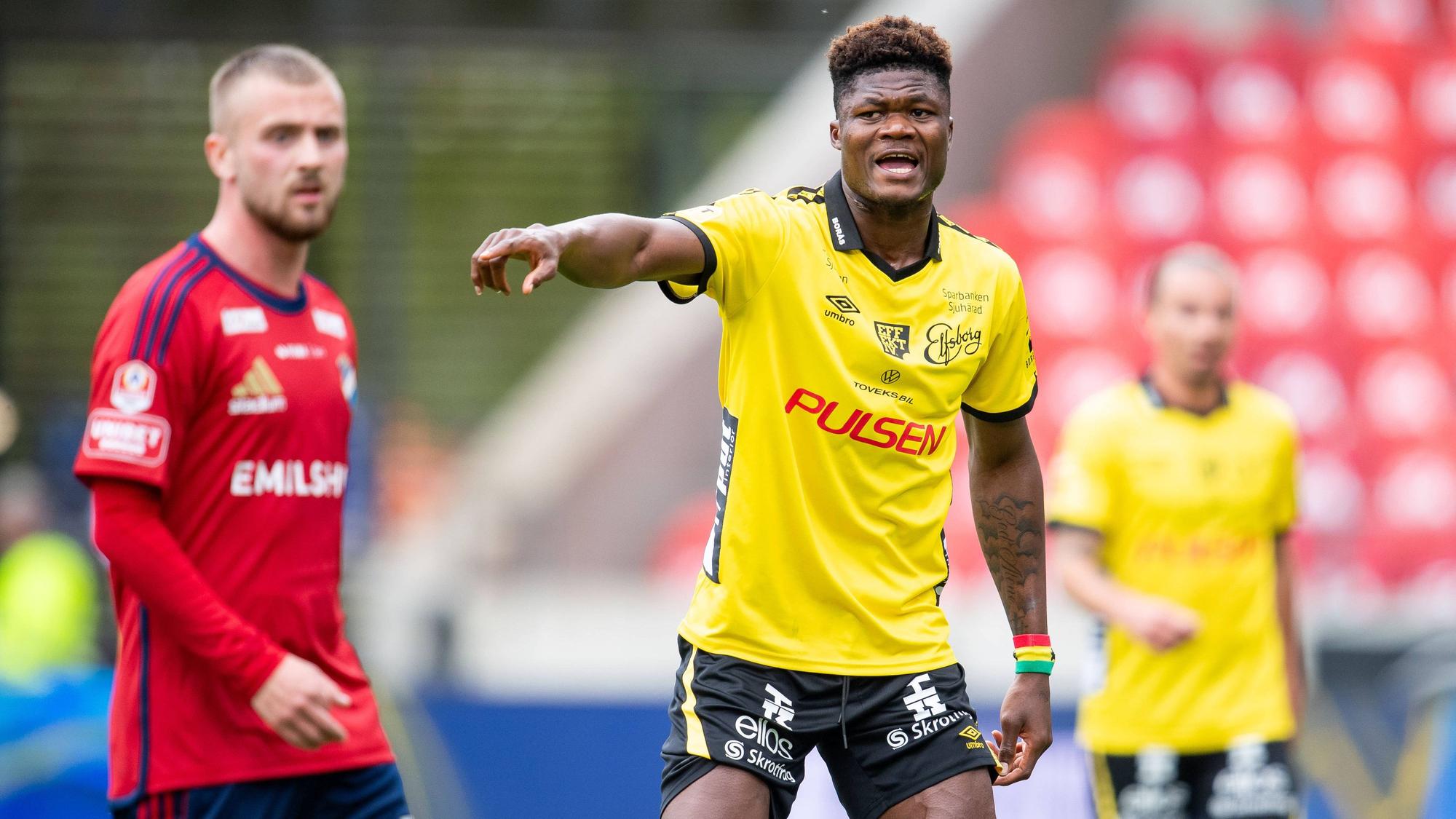 Linksfuß und 1,95 Meter groß: Terry Yegbe vom schwedischen Erstligisten IF Elfsborg ist beim 1. FC Köln offenbar in den Fokus geraten.