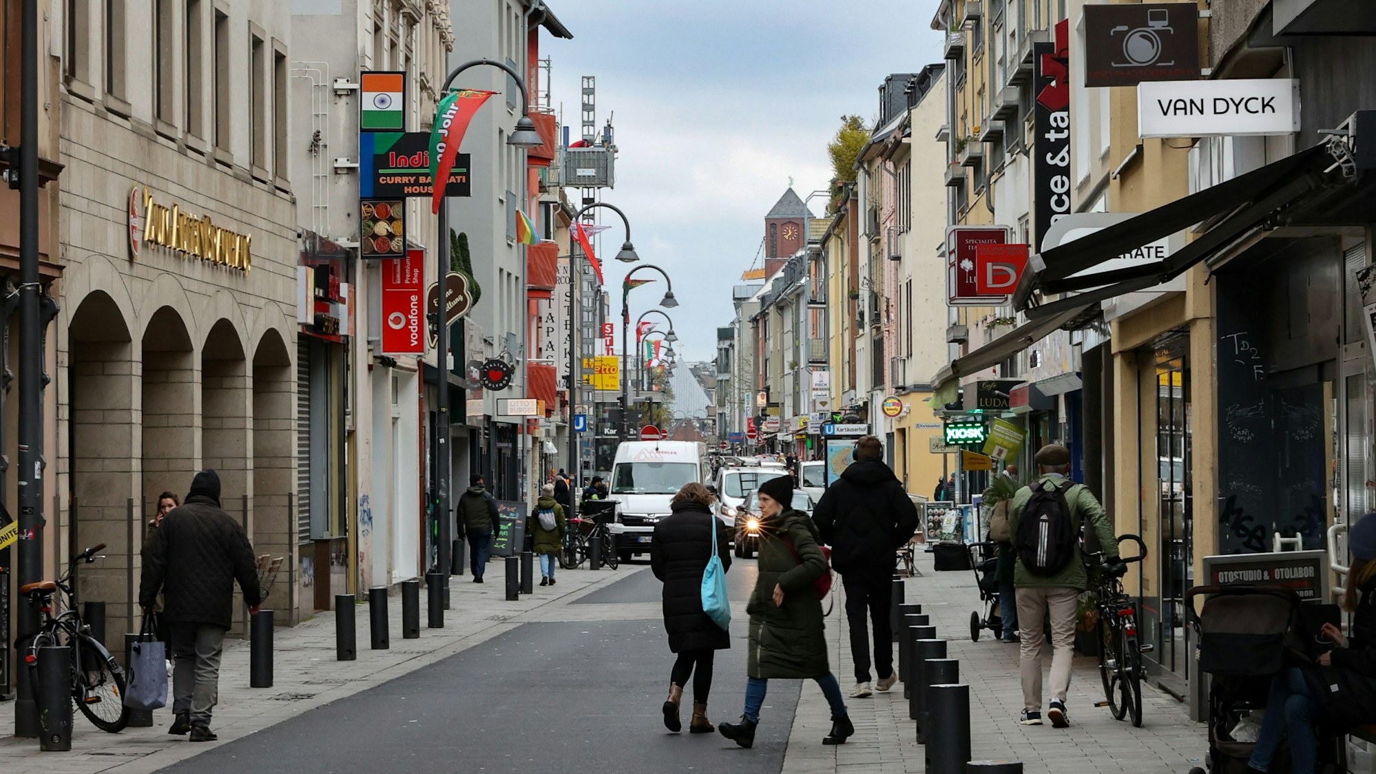 Tägliches Leben auf der Severinstraße