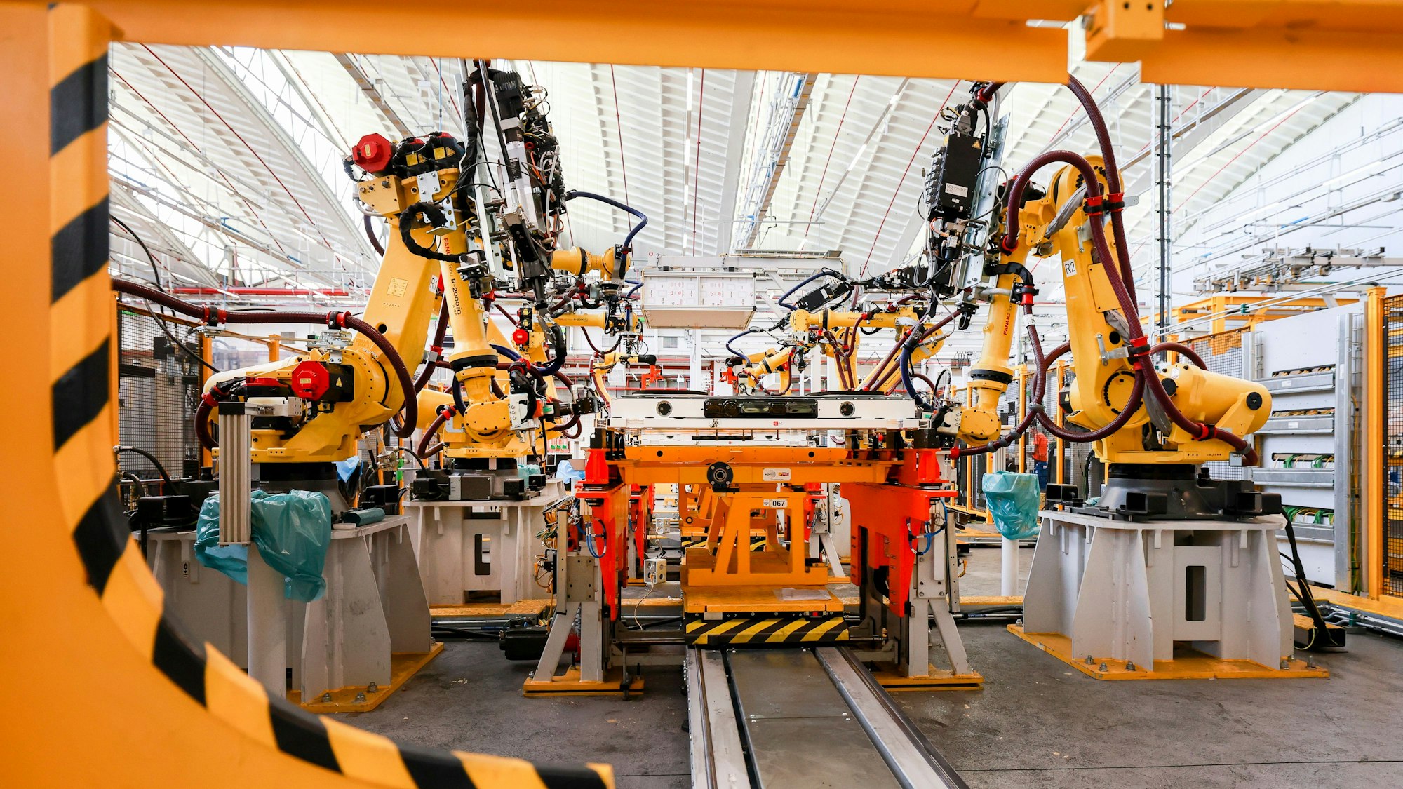 11.06.2025, Köln: Bei Ford in Niehl ist eine neue Produktion für Autobatterien entstanden.
Foto: Michael Bause