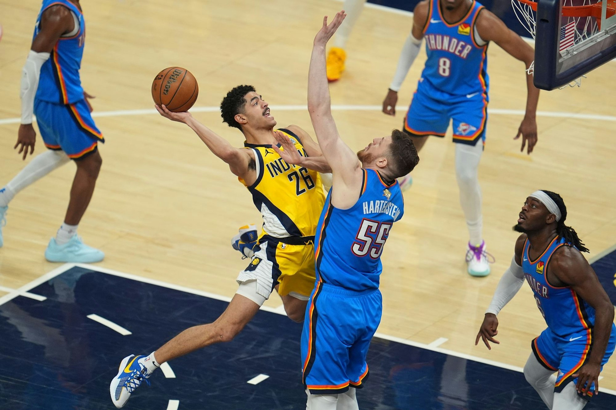 Das intensiv geführte Duell endete mit dem zweiten Sieg im dritten Spiel für die Indiana Pacers.