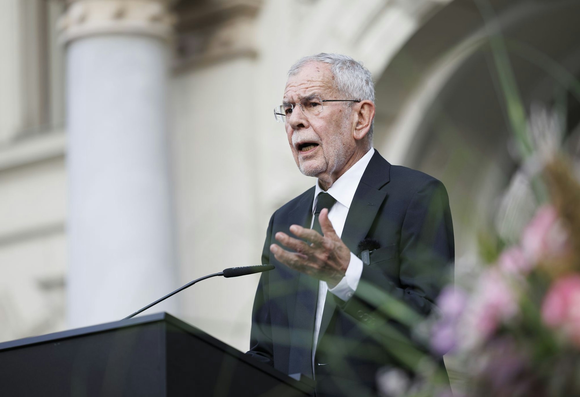 Bundespräsident Alexander van der Bellen schaltet sich in die Waffen-Debatte ein.