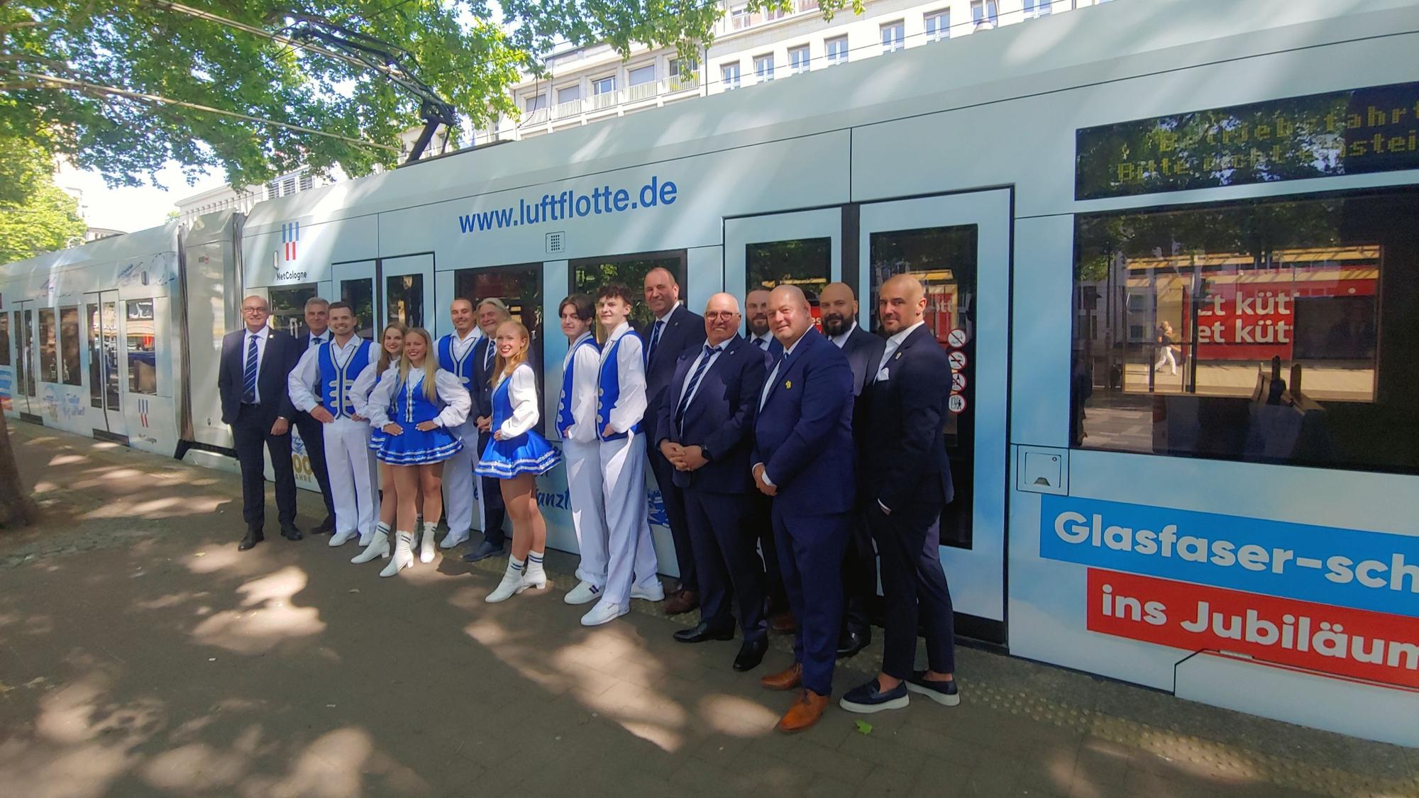 Vertreter der KG Luftflotte am Heumarkt