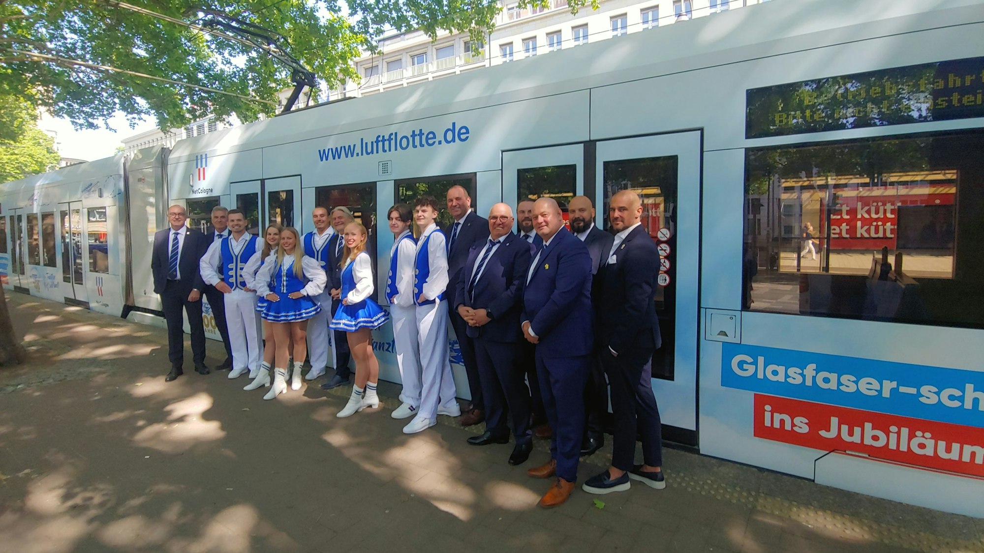 Vertreter der KG Luftflotte am Heumarkt