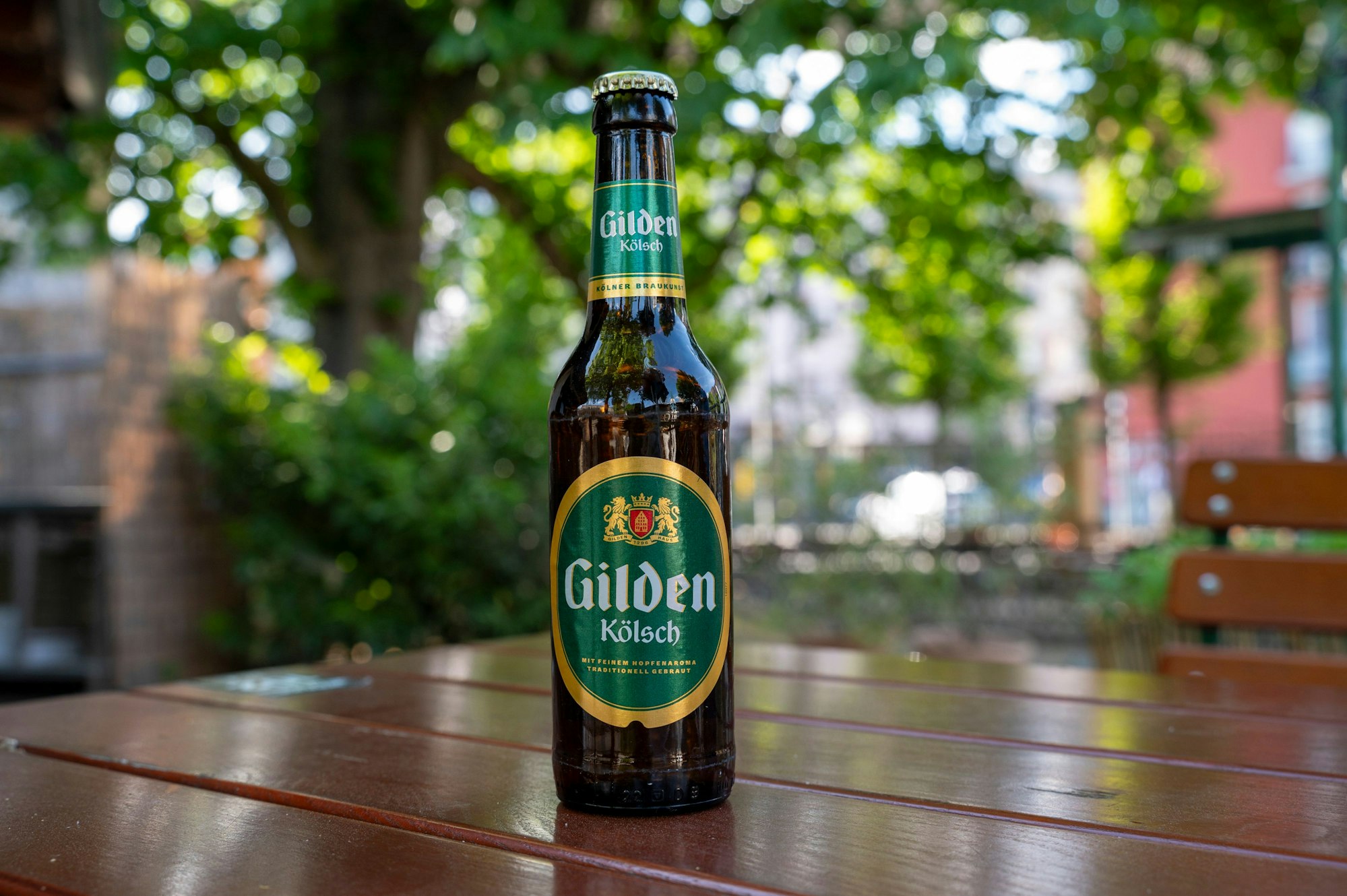 Gilden Kölsch ist vom Geruch her erst einmal zurückhaltend.