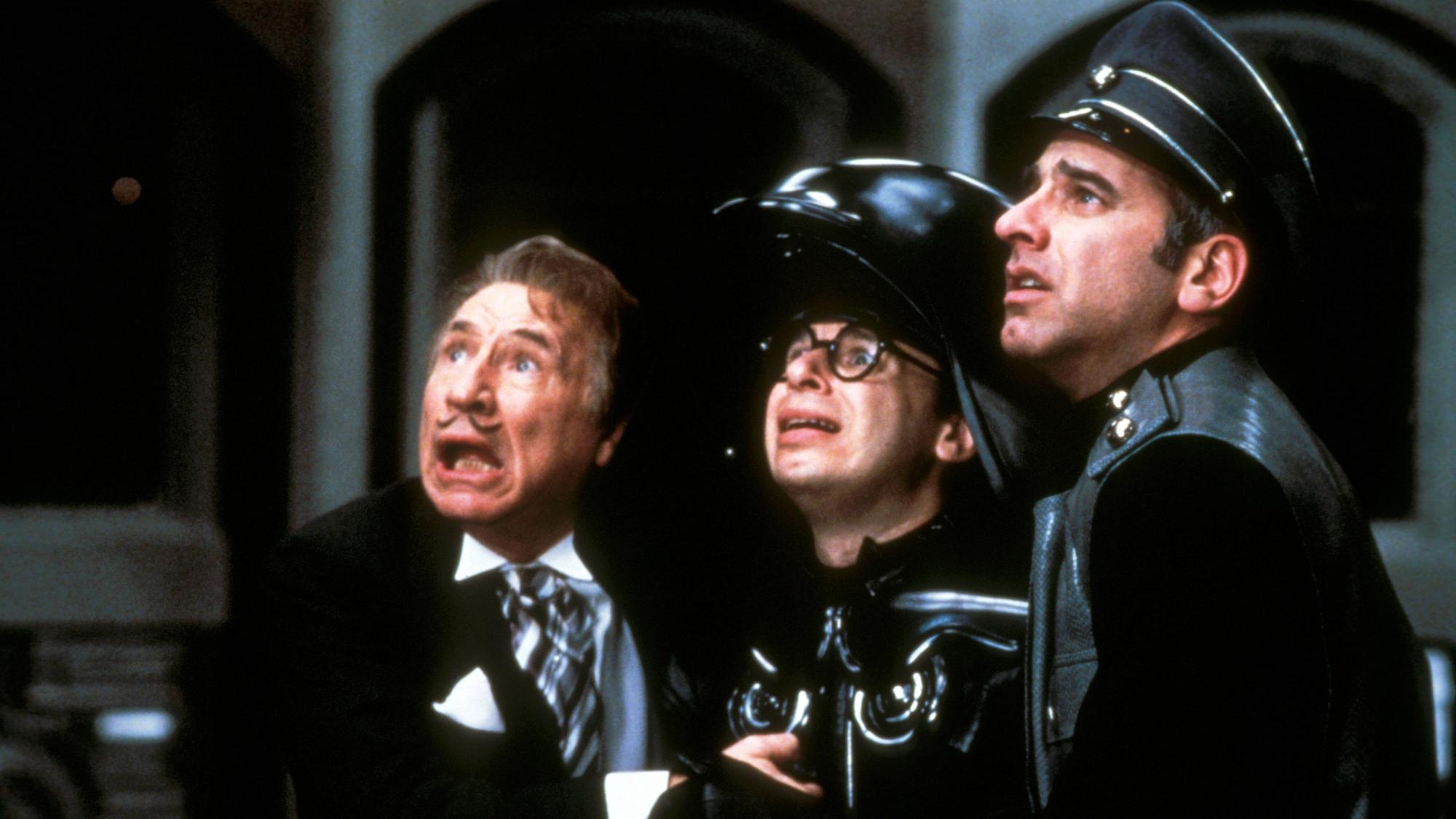 Mel Brooks, Rick Moranis und George Wyner in Spaceball.