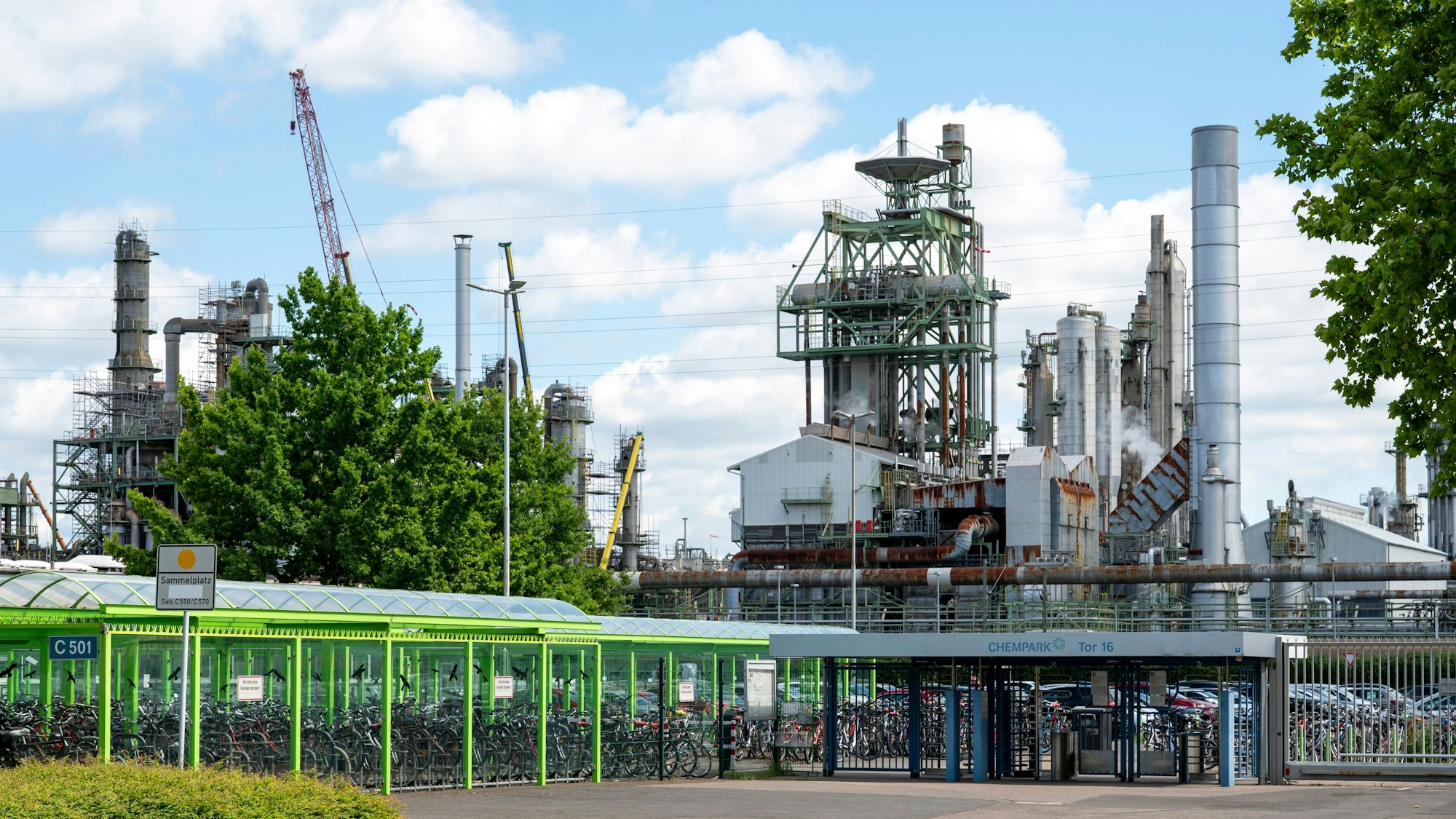 Im Chemiewerk von Ineos wird Stickstoffdünger produziert.