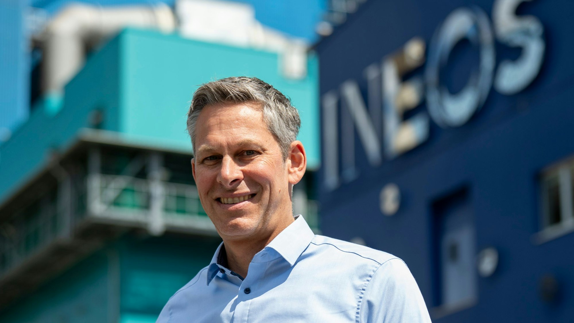 Stephan Müller, Energy Commercial Manager bei Ineos Köln im Chempark Worringen.