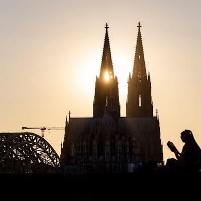 19.03.2025, Köln: Der Kölner Dom im Sonnenuntergang.
Foto: Michael Bause