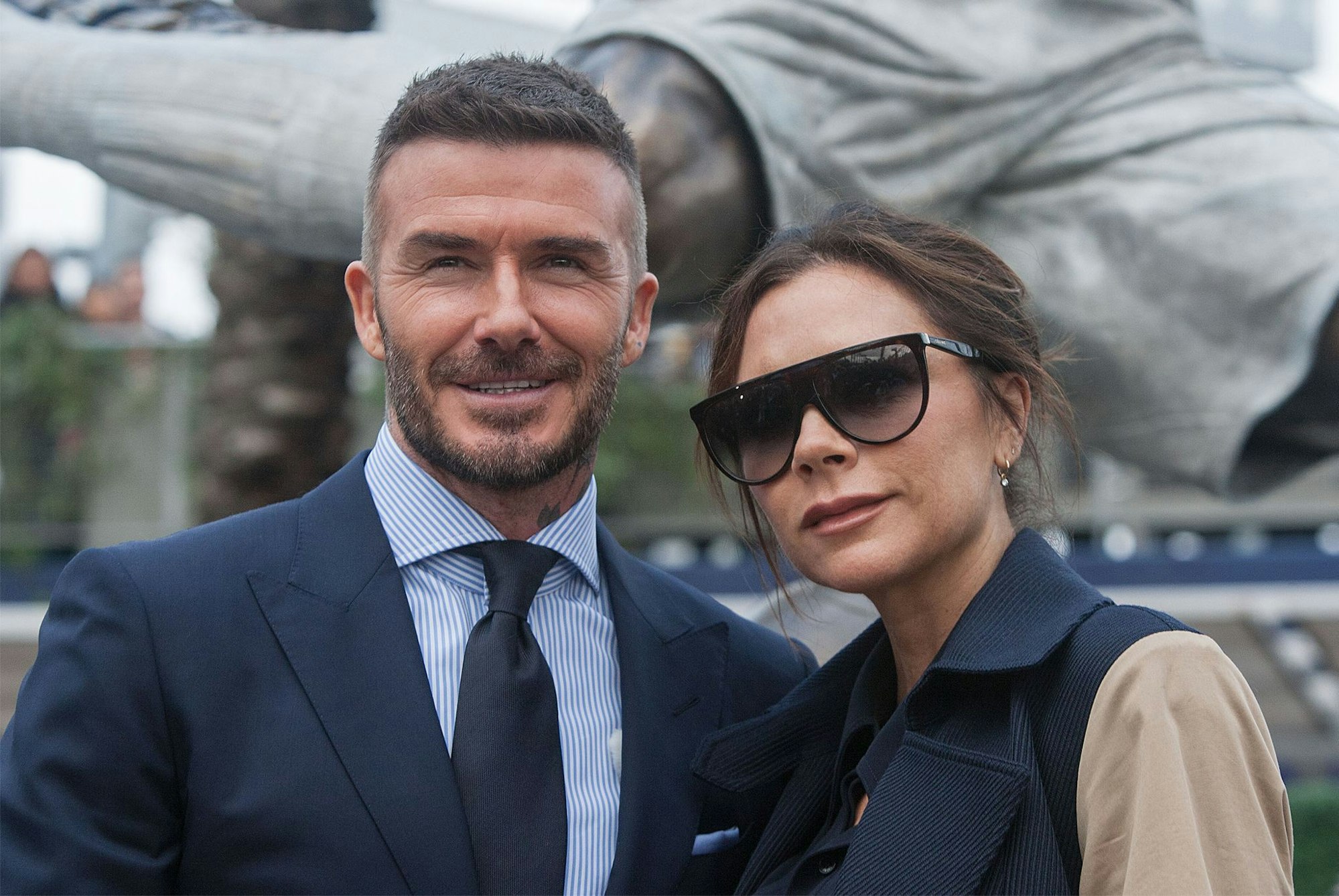 Die Beckhams gehören zu den berühmtesten Paaren weltweit. (Archivbild)
