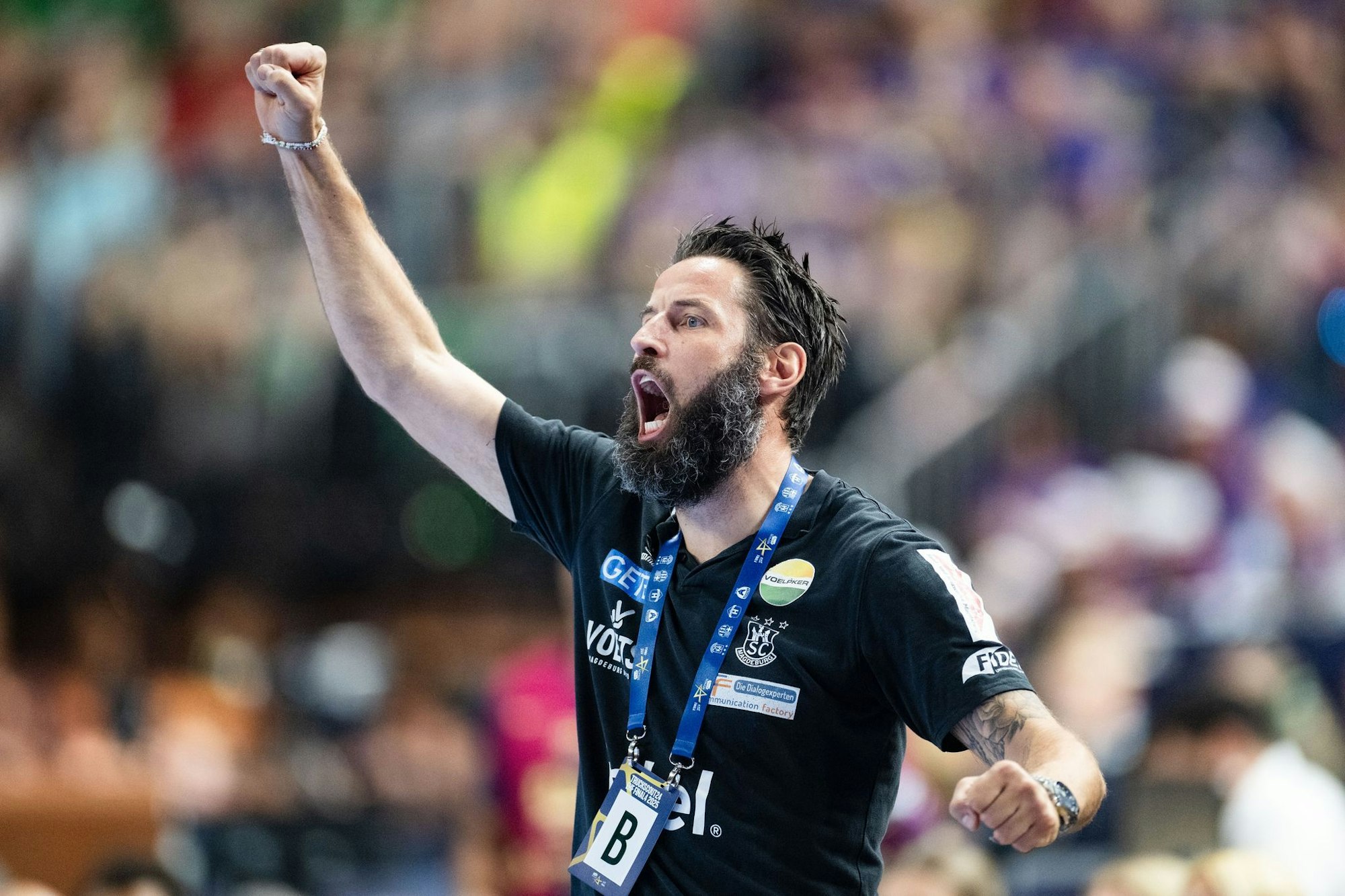 Steht mit dem SC Magdeburg im Endspiel: Trainer Bennet Wiegert.