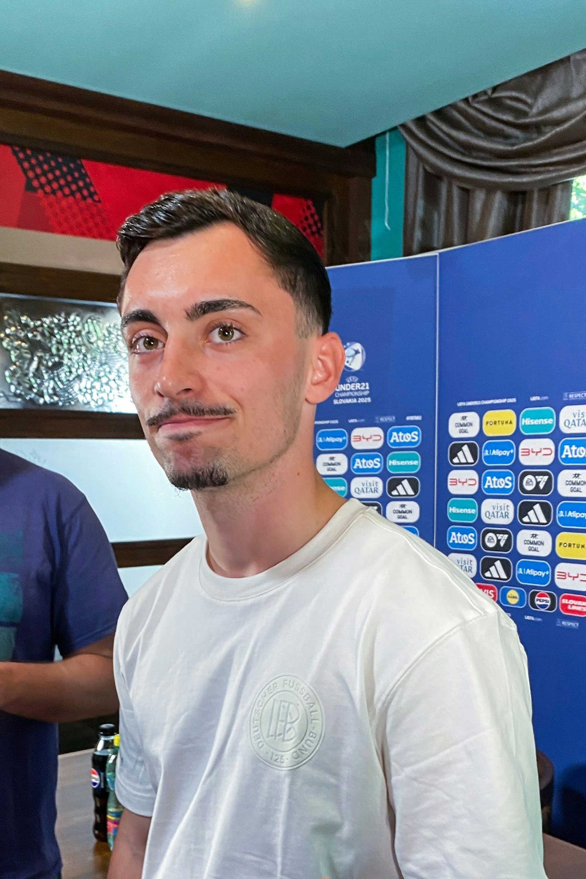 Der Mainzer Paul Nebel wartet noch auf sein erstes Tor für die U21.