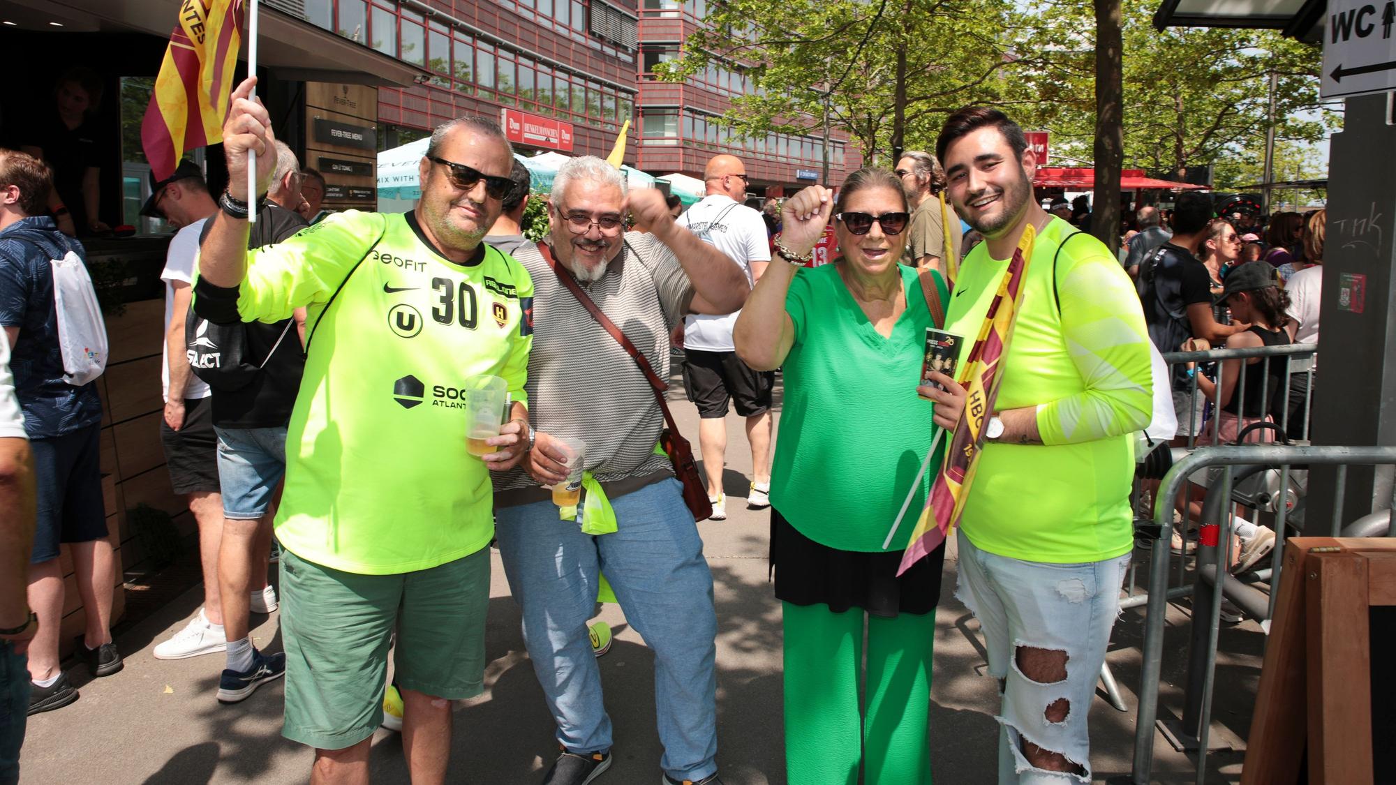 Das Ehepaar Biosca fiebert mit Nantes mit.