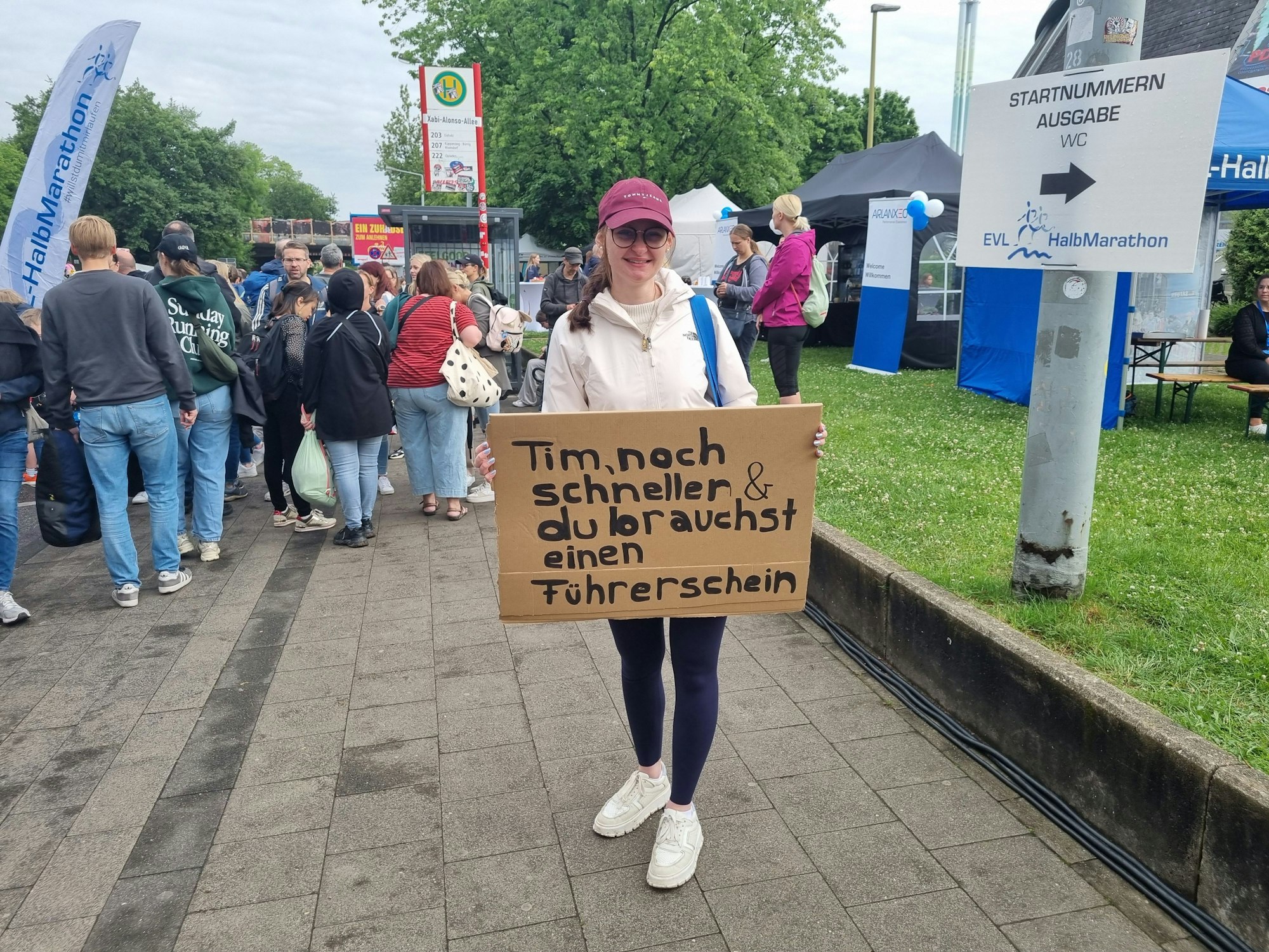 Unterstützer am Wegesrand