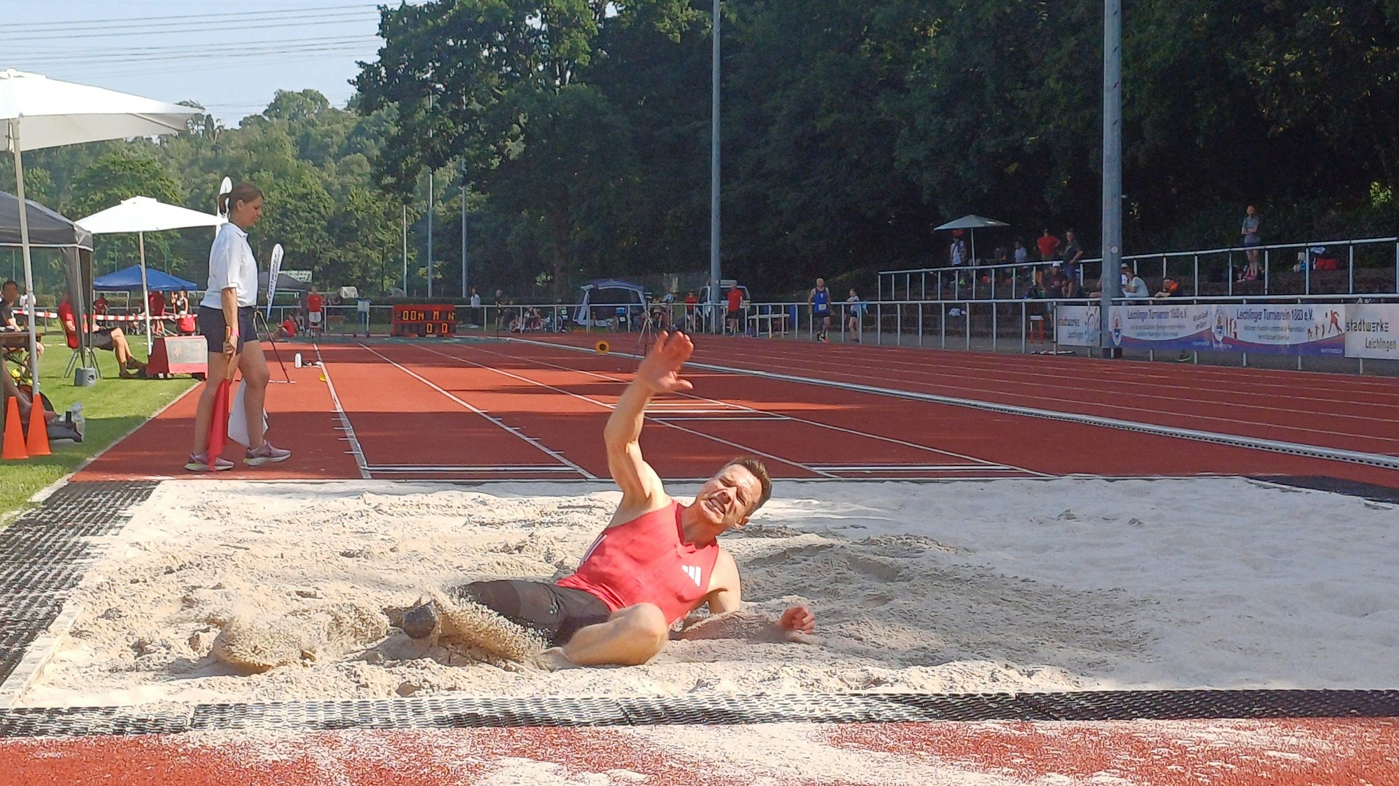 Markus Rehm beim Weitsprung.