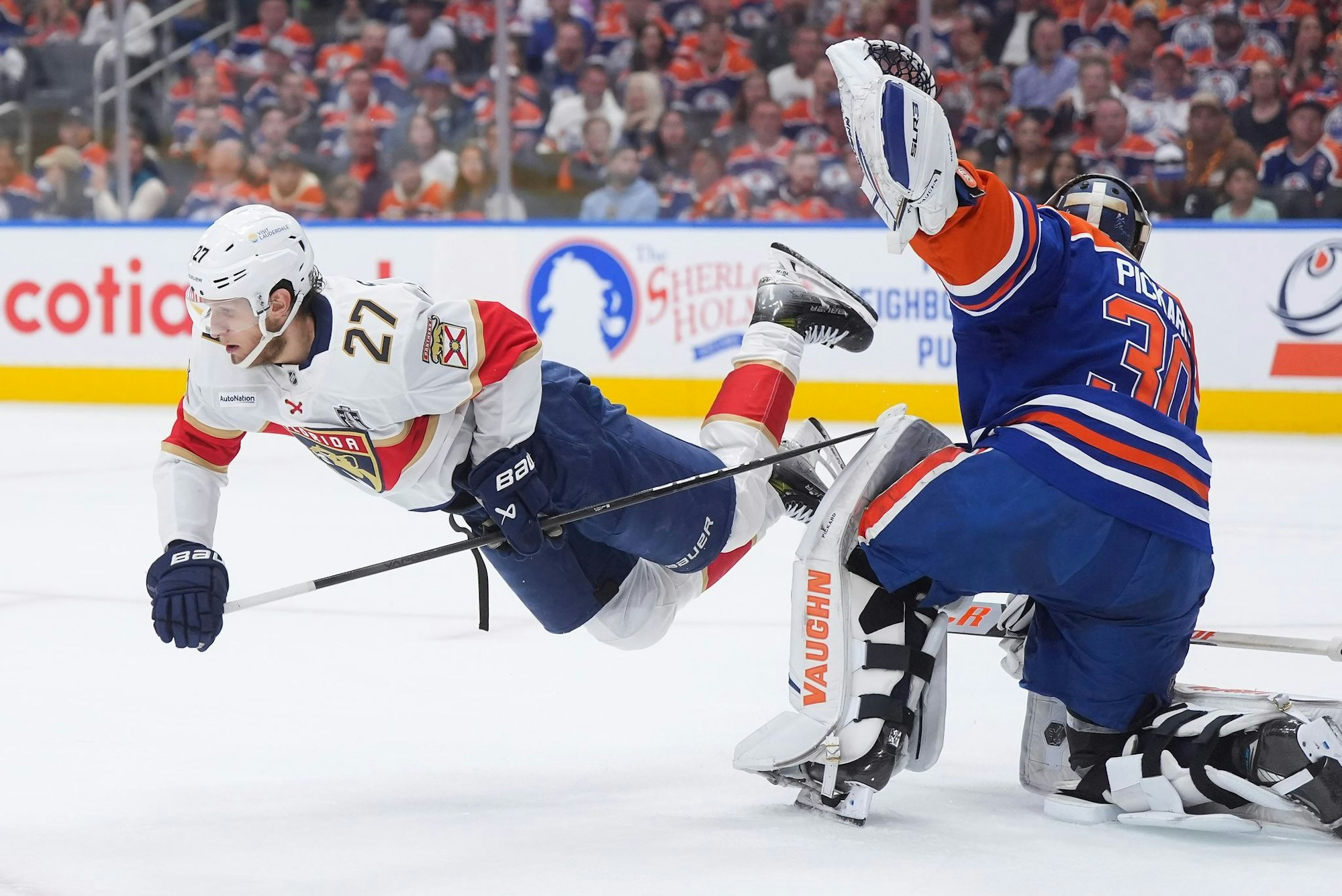 Die Oilers setzten auf Calvin Pickard im Tor, der Plan ging nicht auf.