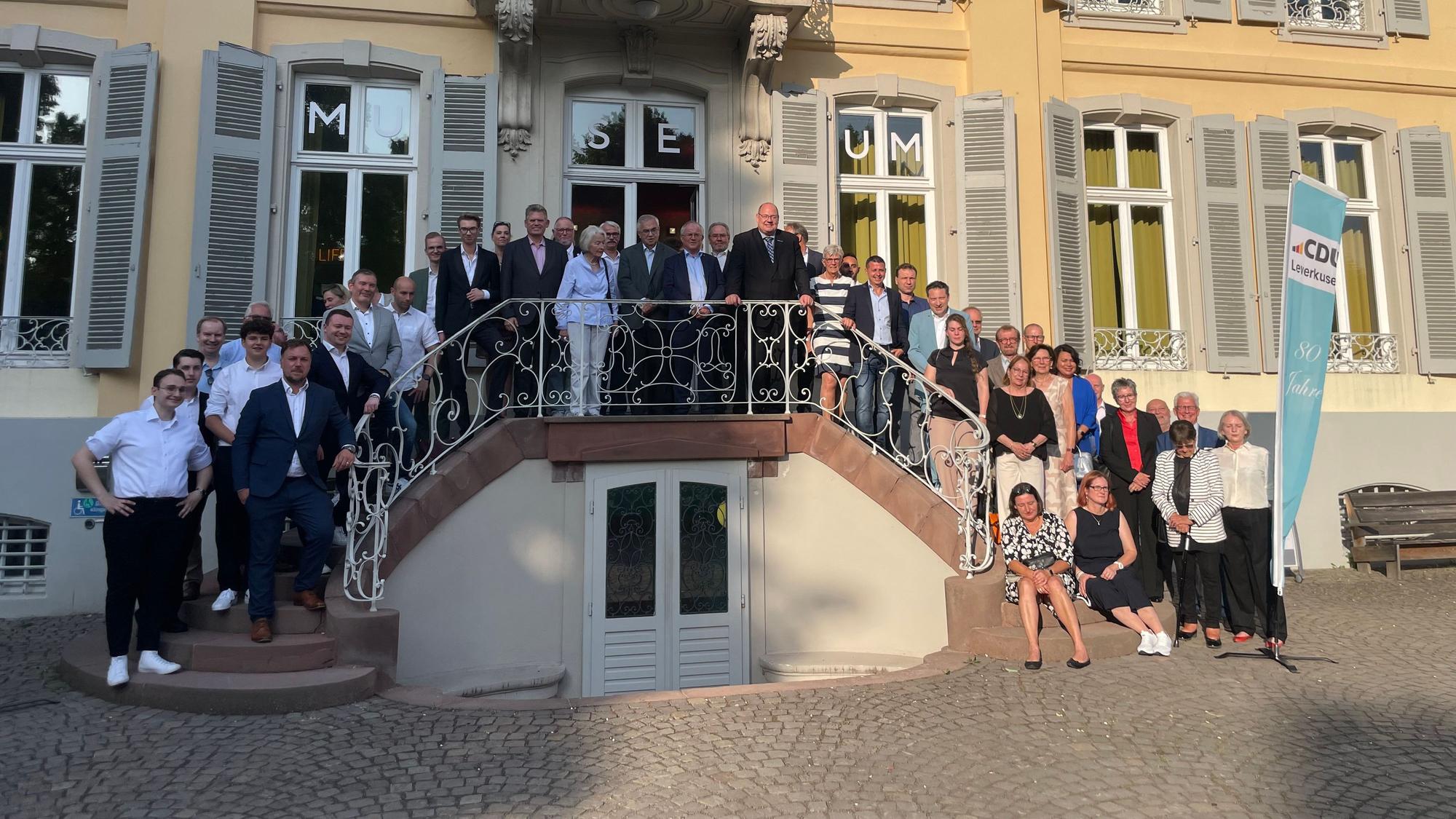 Die CDU Leverkusen feierte 80. Geburtstag im Schloss Morsbroich.