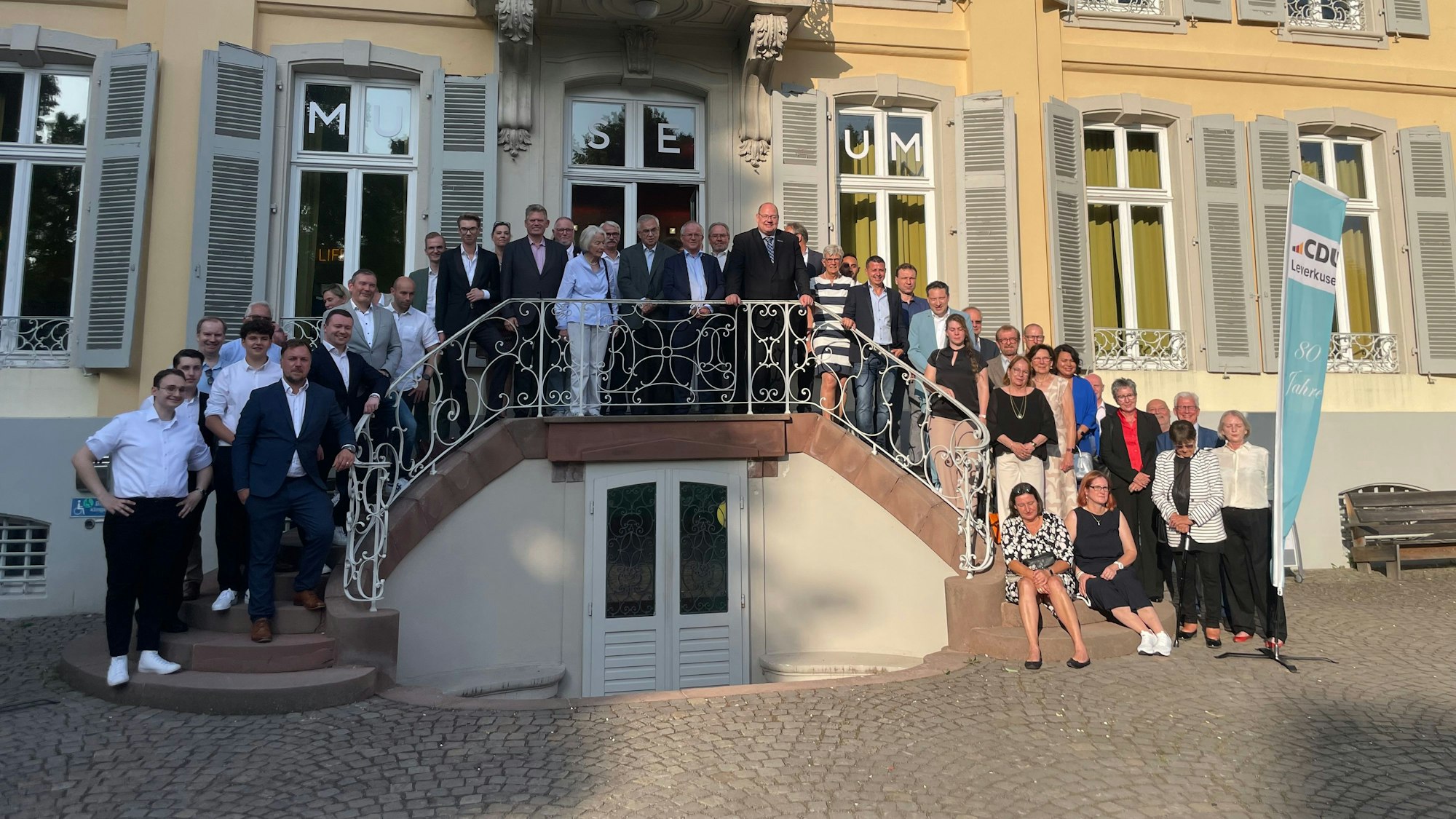 Die CDU Leverkusen feierte 80. Geburtstag im Schloss Morsbroich.