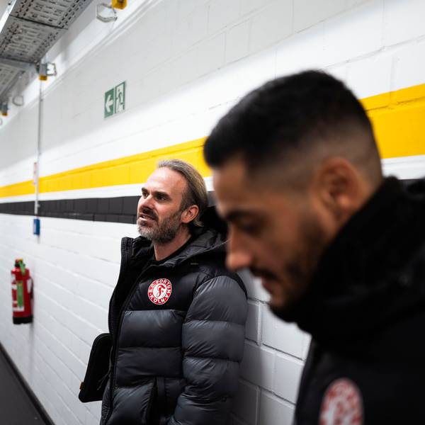 Pascal Lammerich (l.) neben Co-Trainer Hamdi Dahmani