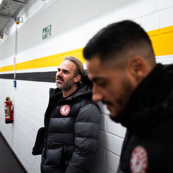 Pascal Lammerich (l.) neben Co-Trainer Hamdi Dahmani
